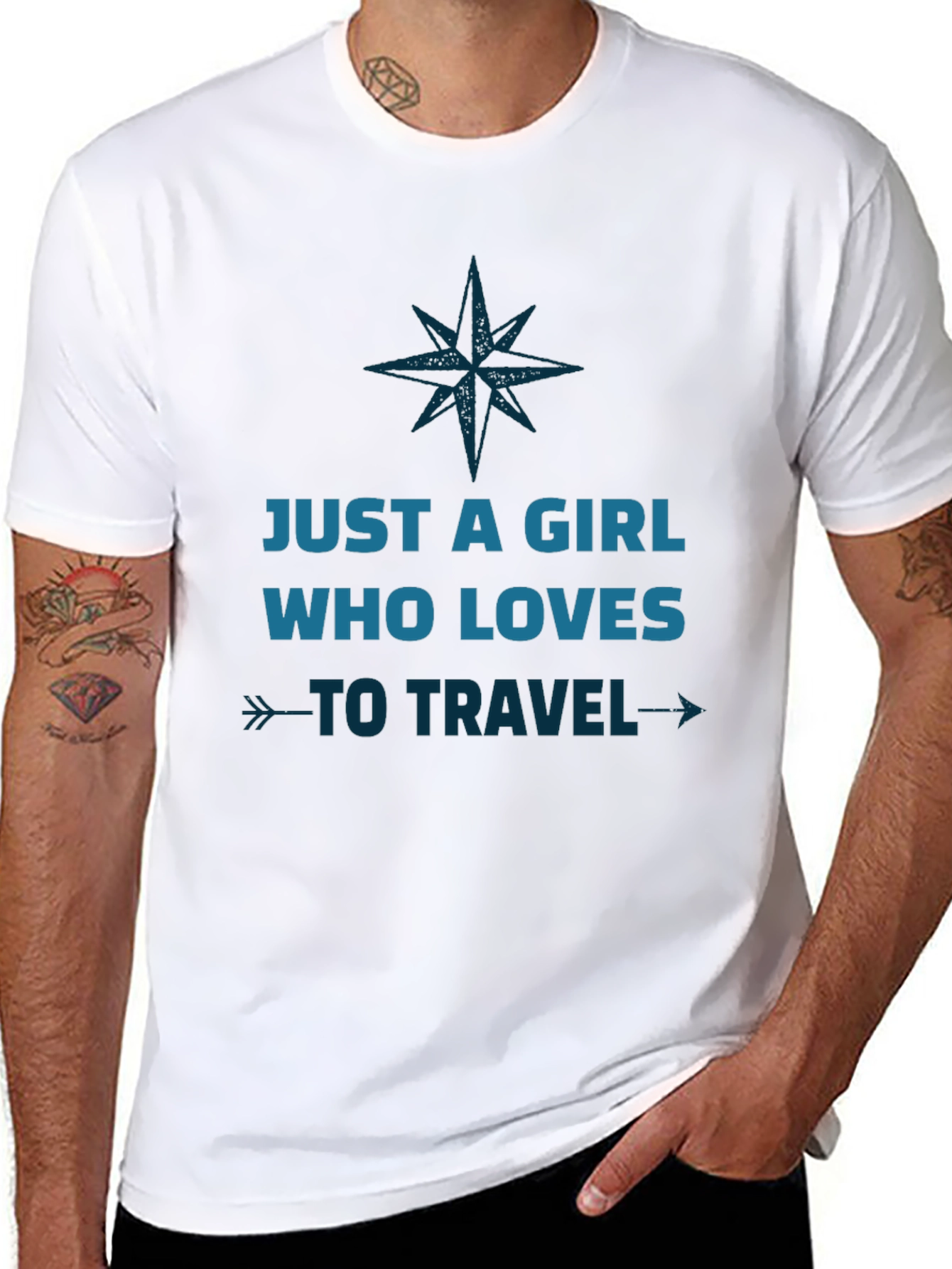 Just a Girl Who Loves to Travel T-Shirt