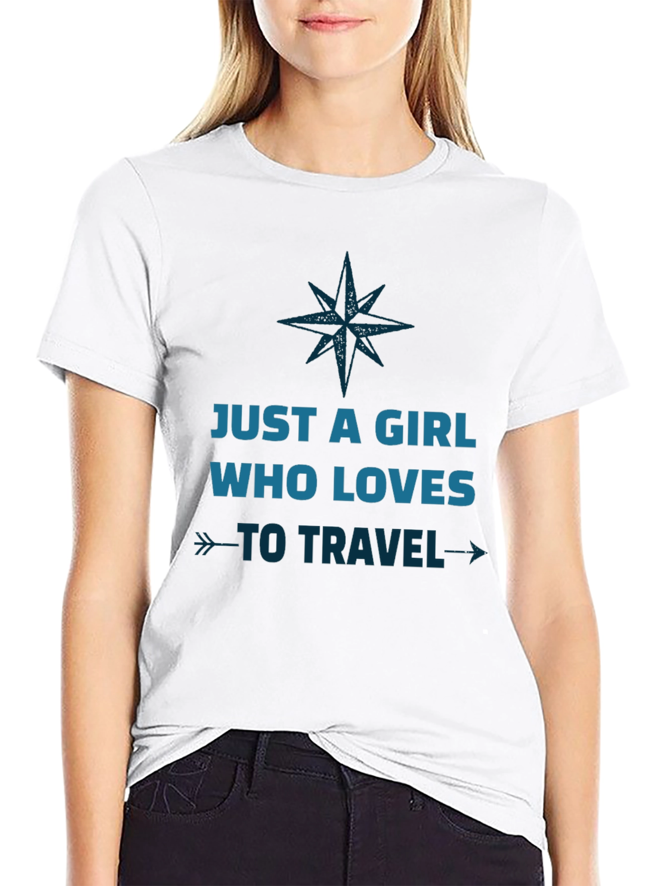 Just a Girl Who Loves to Travel T-Shirt