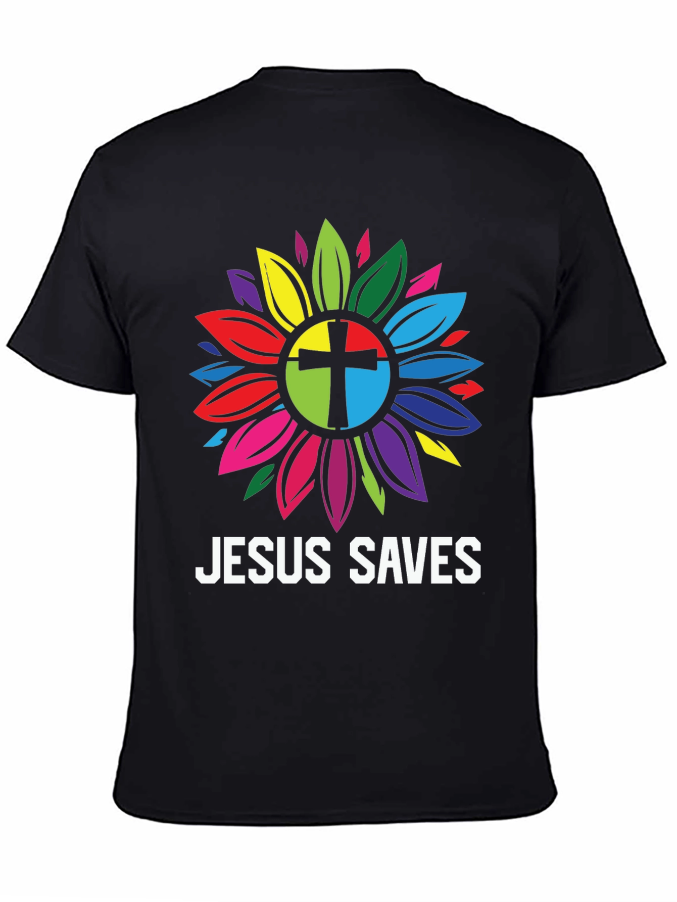 Jesus Saves Sunflower Graphic Tee