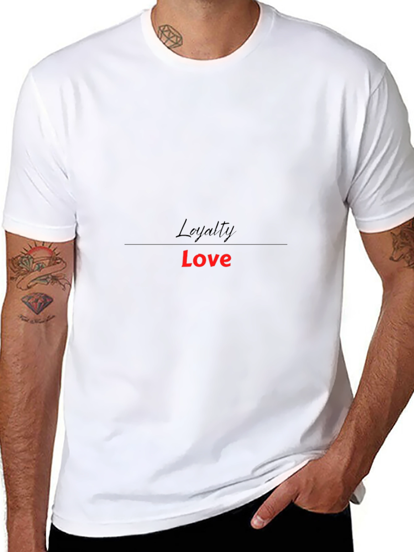 Loyalty Love Black T-Shirt
