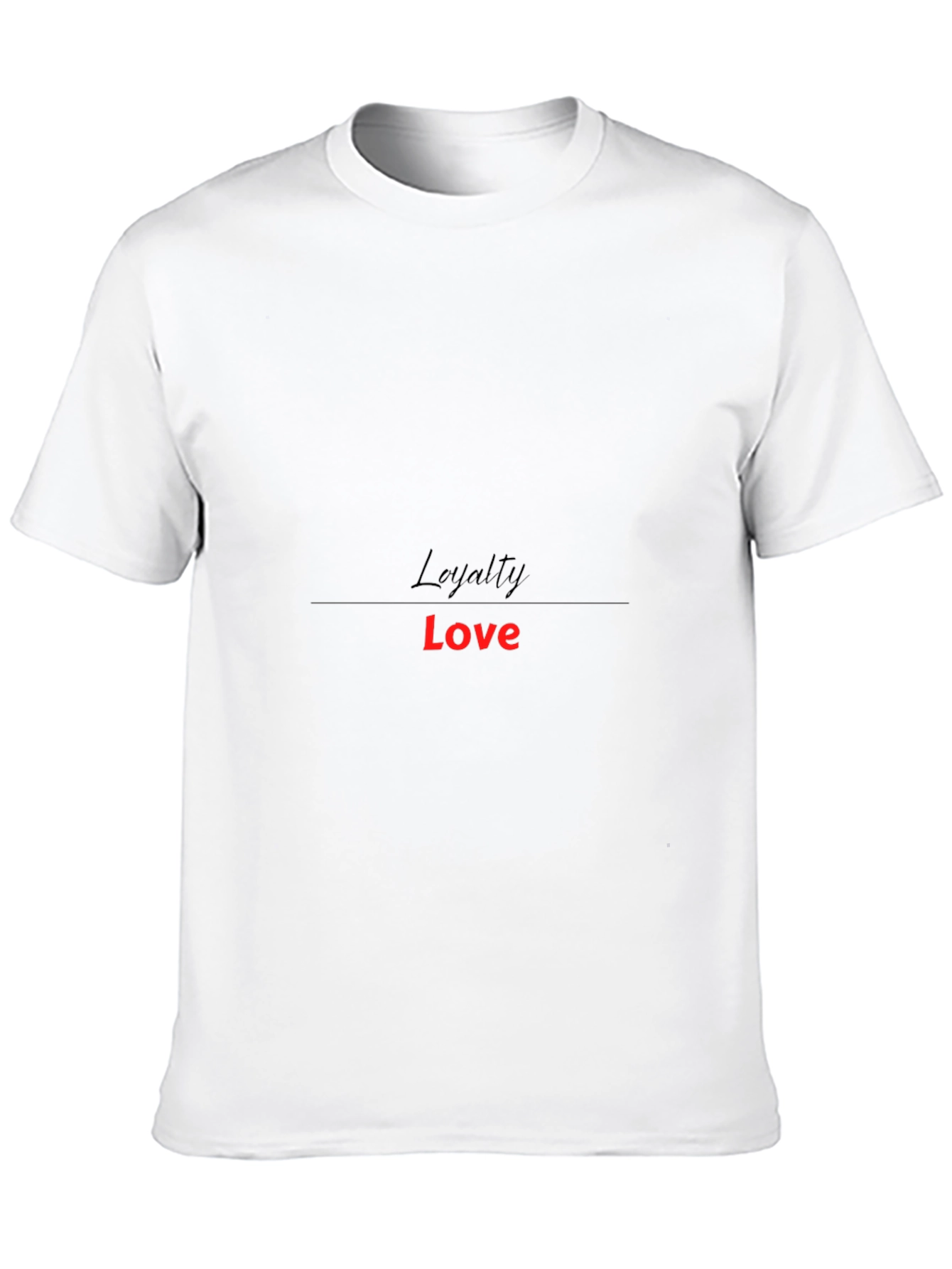 Loyalty Love Black T-Shirt