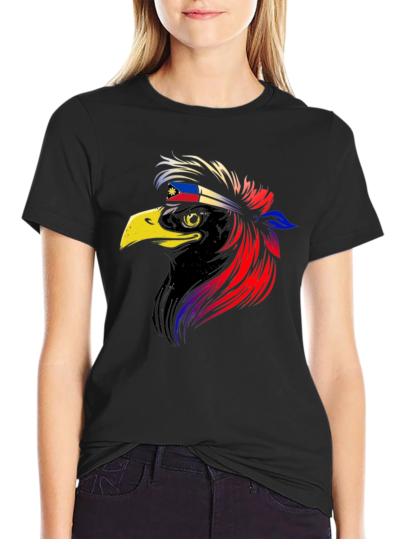 Rooster Philippines Flag Headband T-Shirt
