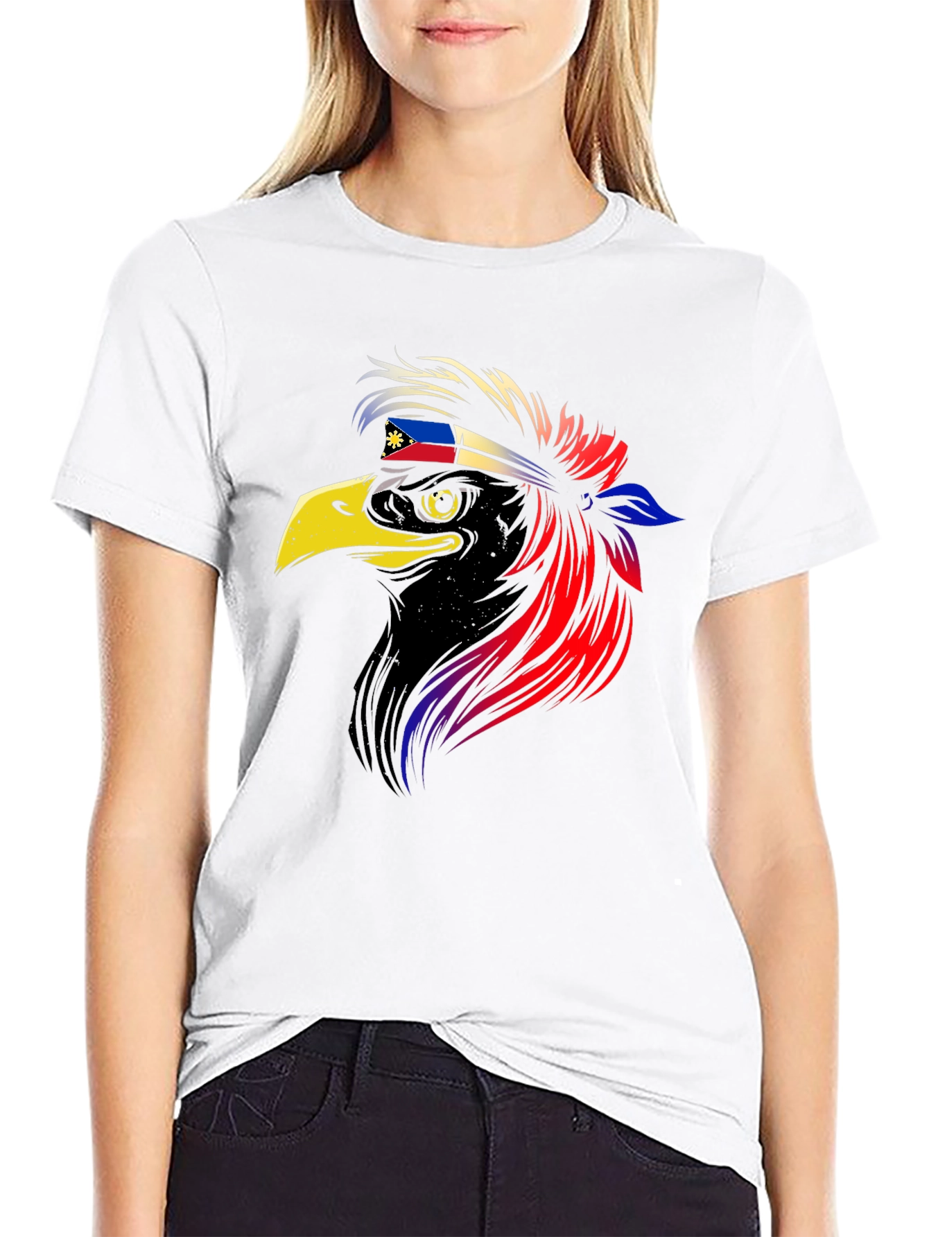 Rooster Philippines Flag Headband T-Shirt