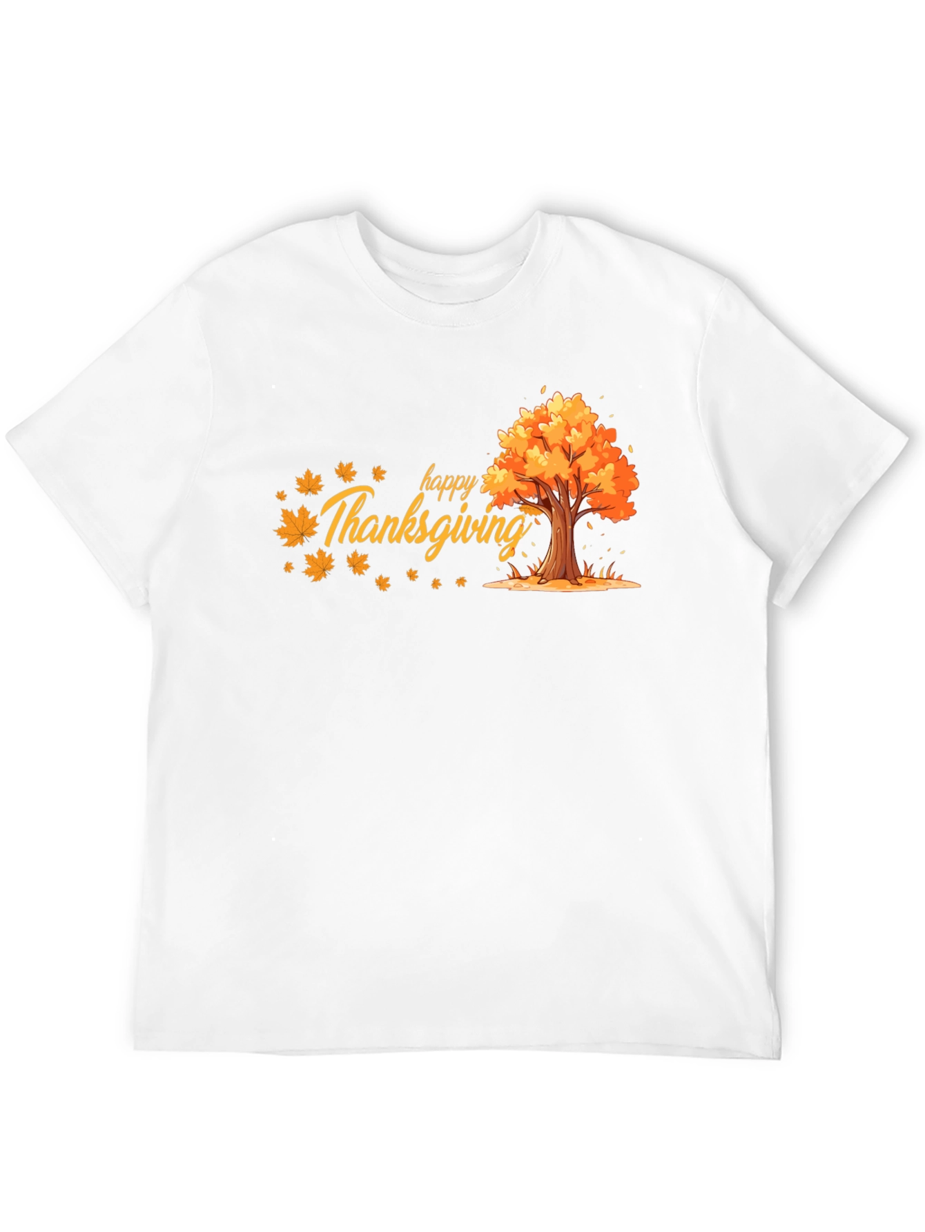 Thanksgiving Tree Graphic T-Shirt