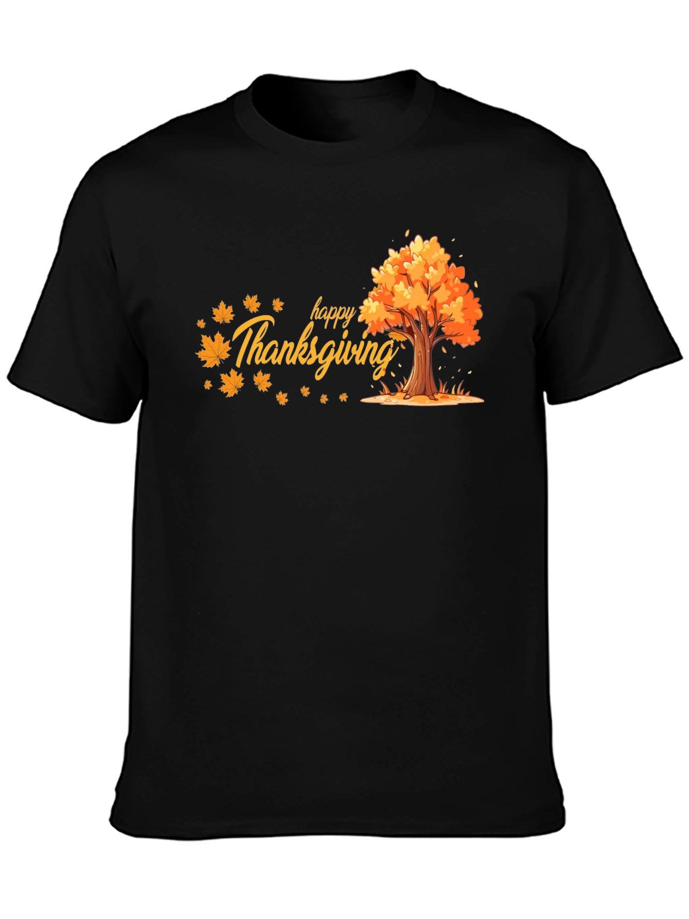 Thanksgiving Tree Graphic T-Shirt
