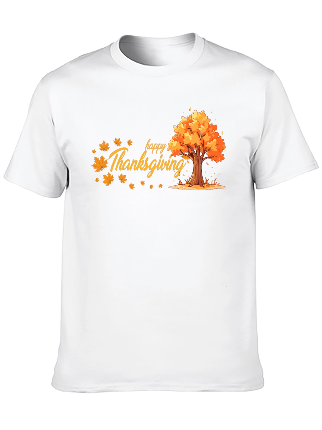 Thanksgiving Tree Graphic T-Shirt
