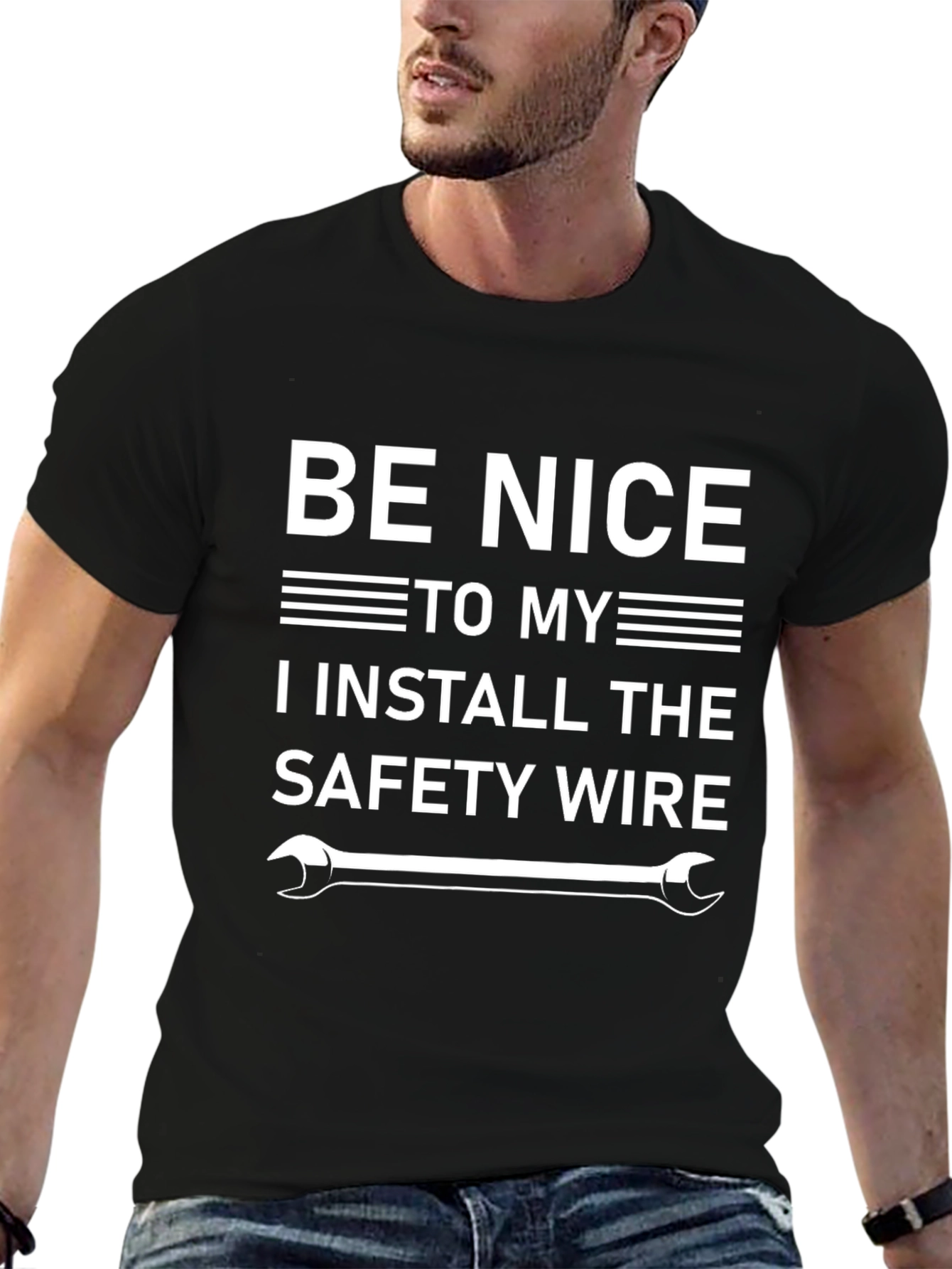 Be Nice Safety Wire Installer Graphic Tee