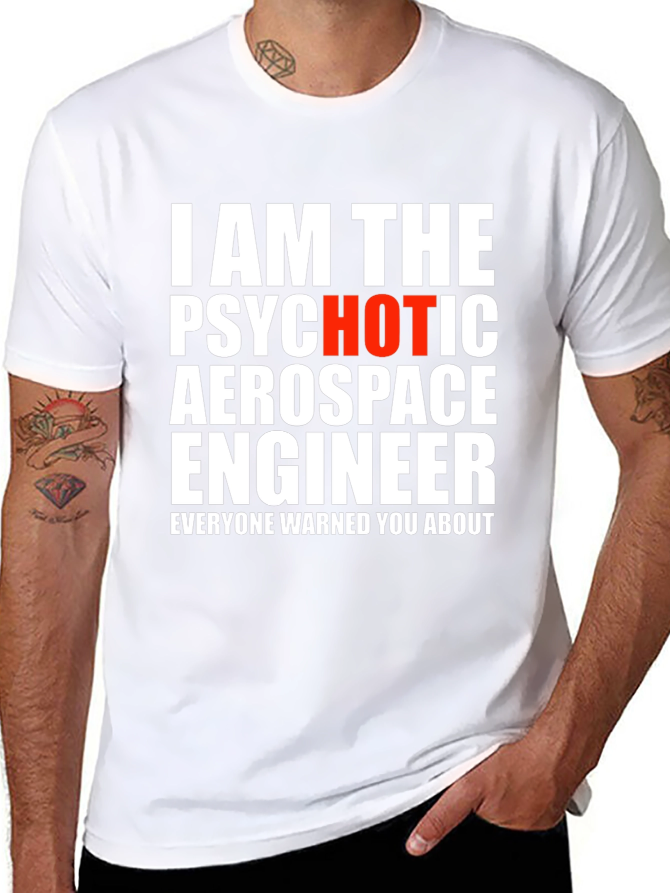 Psychotic Aerospace Engineer Graphic Tee