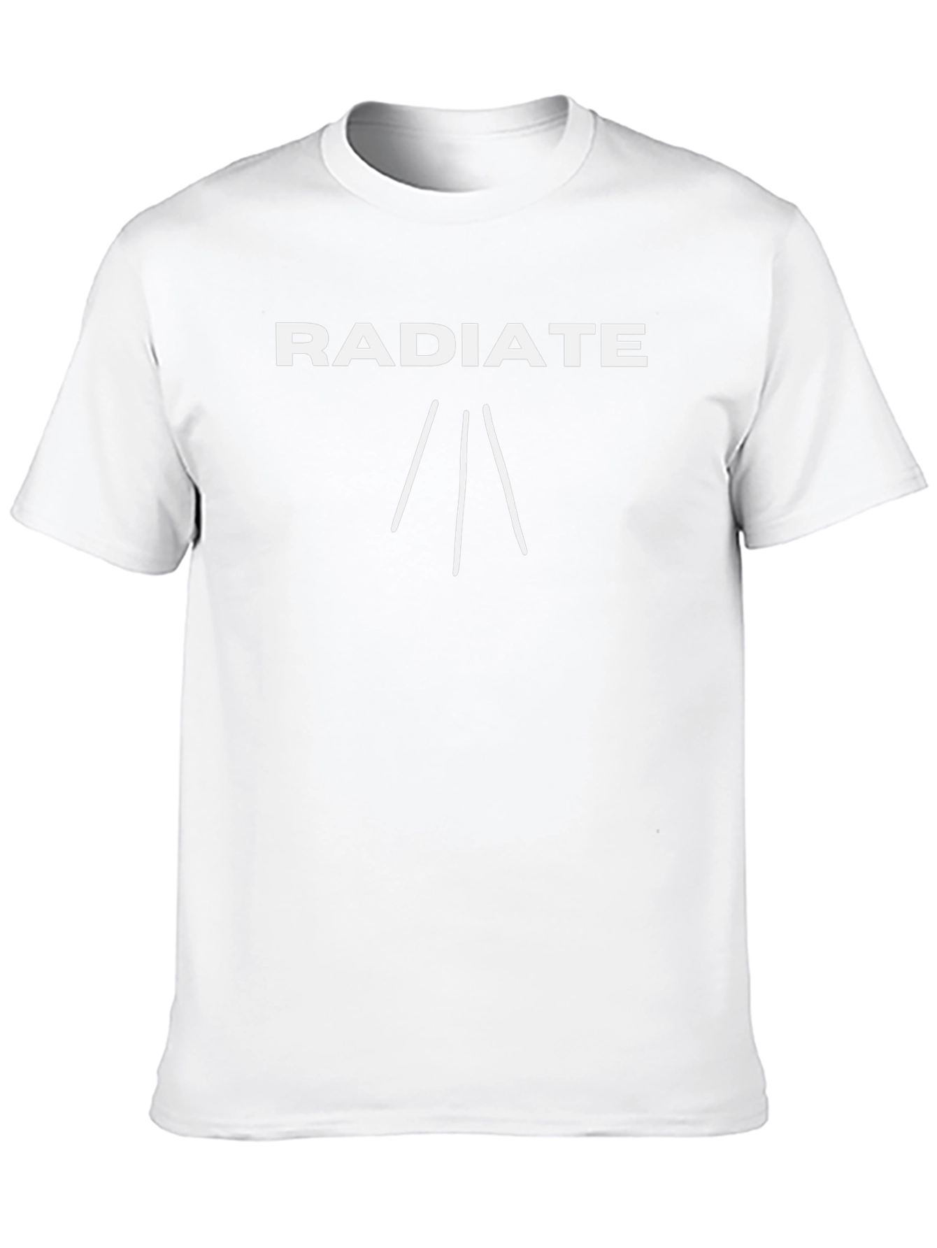 Radiate Graphic Tee - Bold Black Shirt