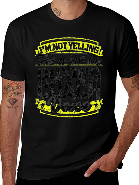 Boxing Coach Voice Graphic T-Shirt