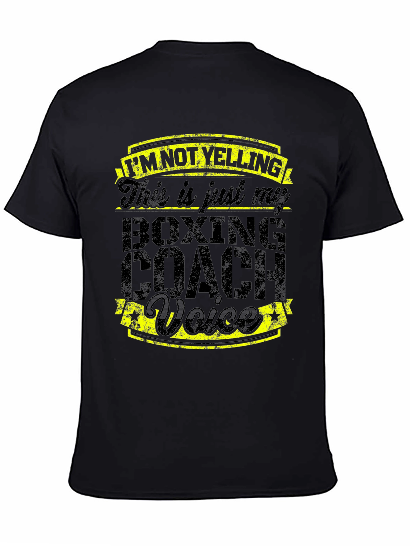 Boxing Coach Voice Graphic T-Shirt