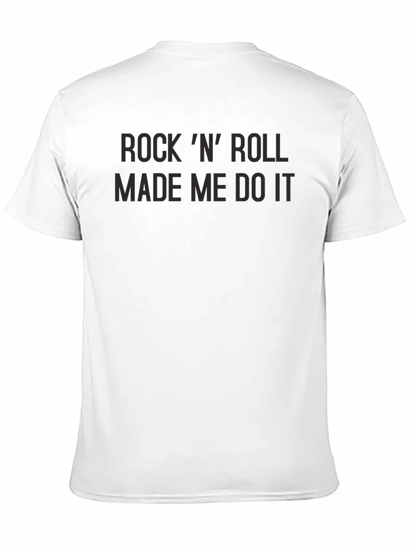 Rock N Roll Made Me Do It Graphic Tee