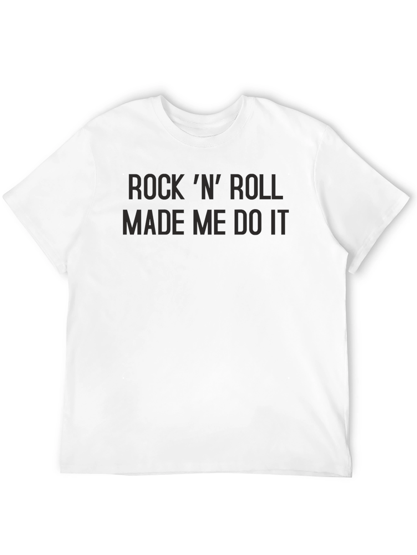 Rock N Roll Made Me Do It Graphic Tee