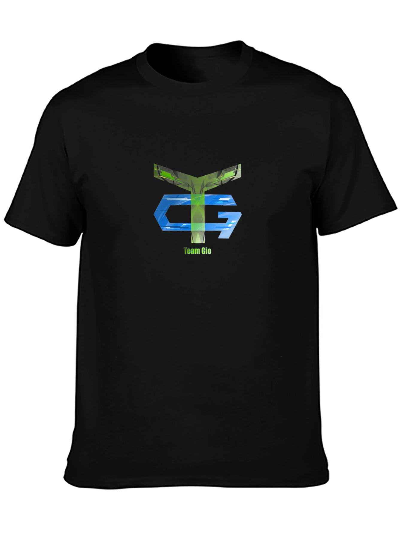 Team Glo Black Tee - Unique Design