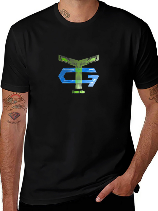 Team Glo Black Tee - Unique Design