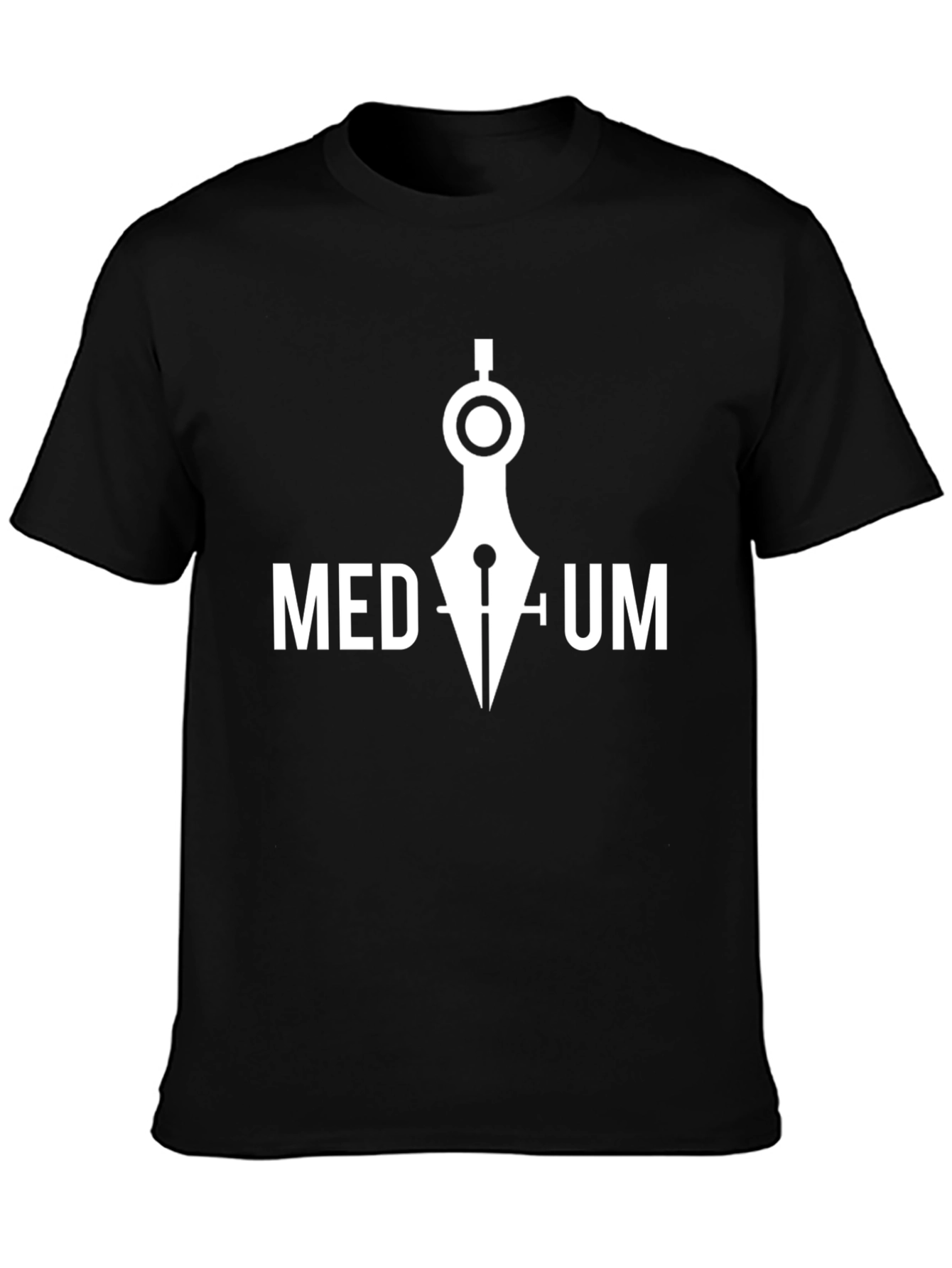 Medium Compass Logo Black T-Shirt