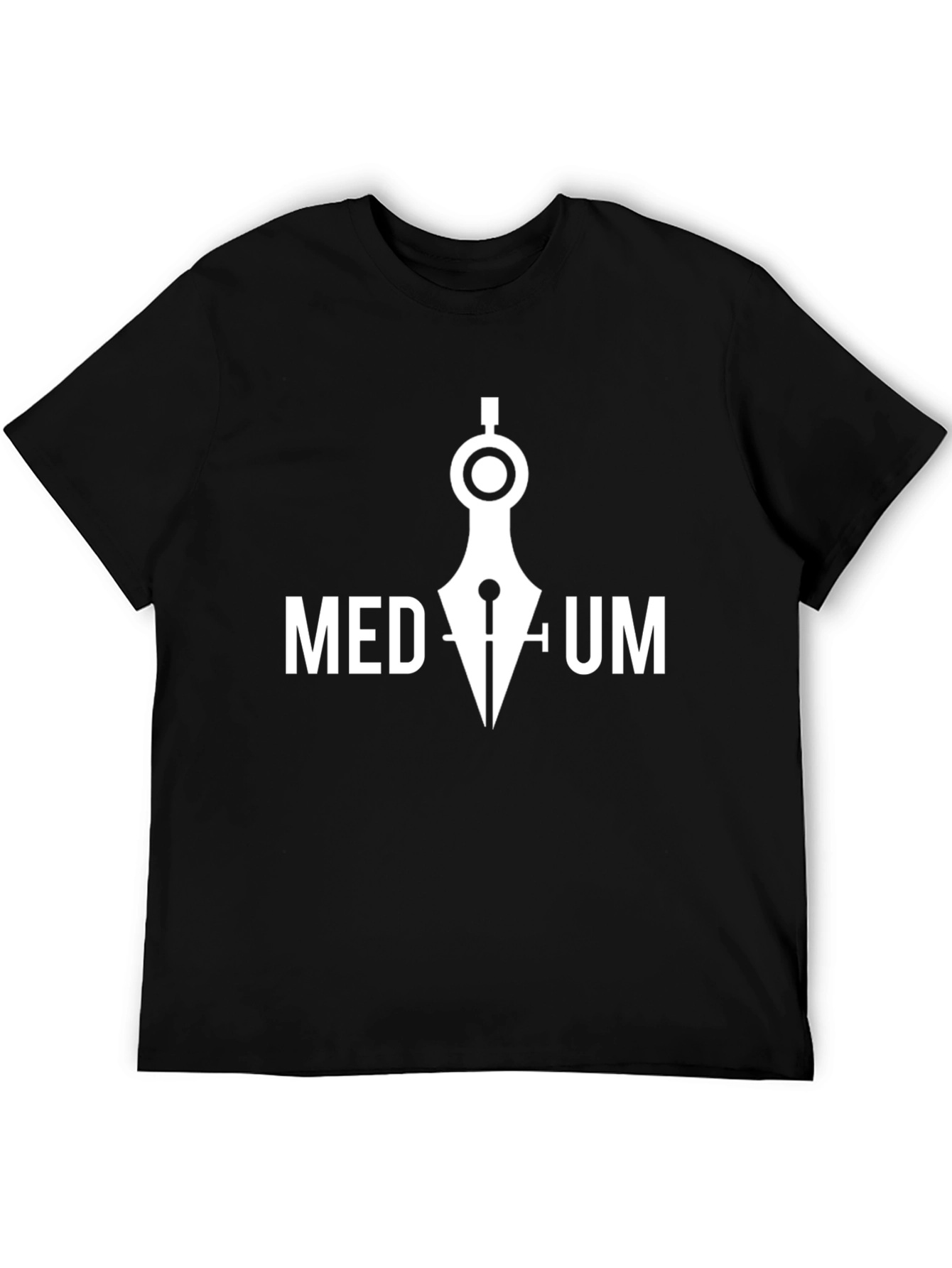 Medium Compass Logo Black T-Shirt