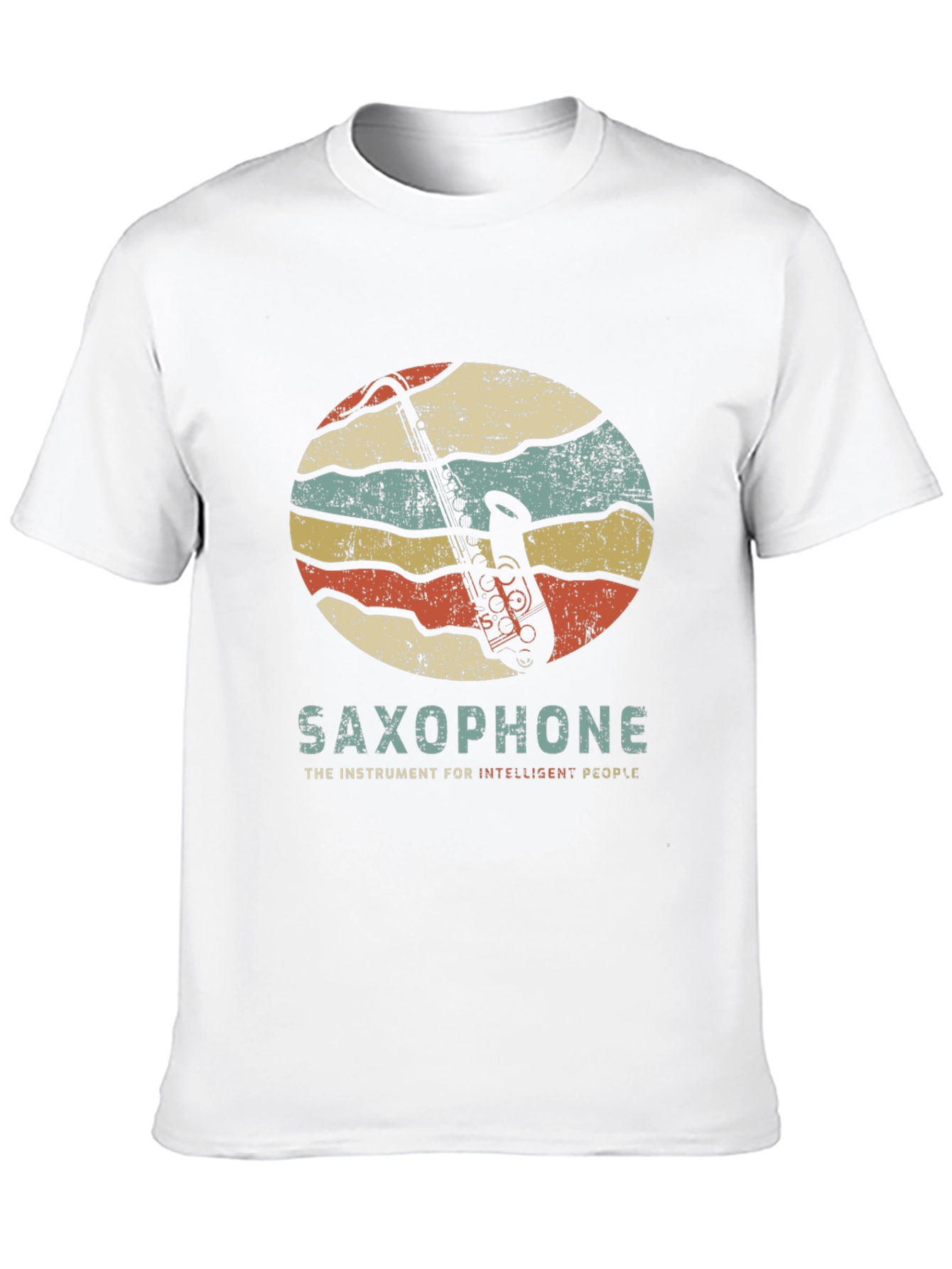 Saxophone Retro Graphic T-Shirt