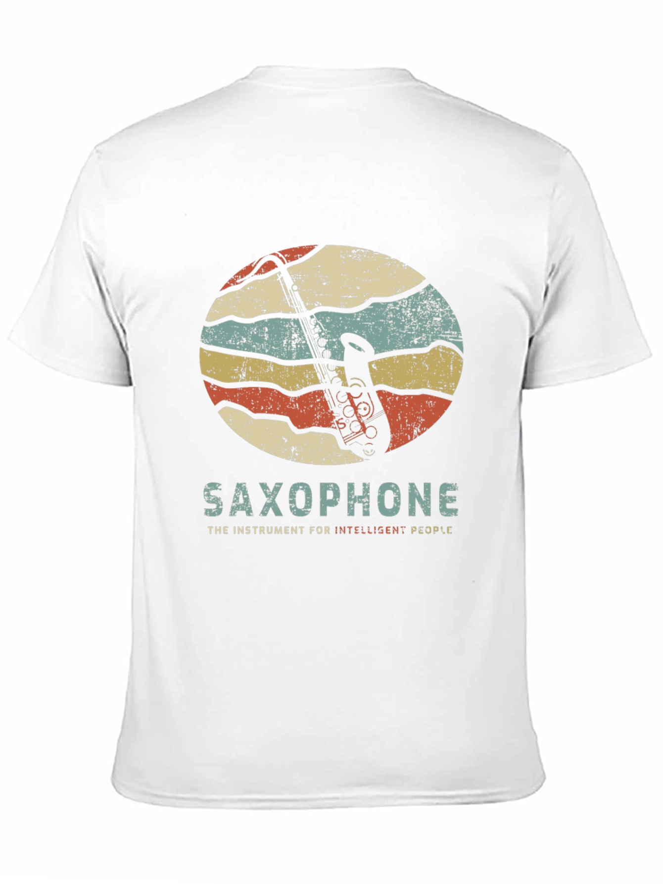 Saxophone Retro Graphic T-Shirt