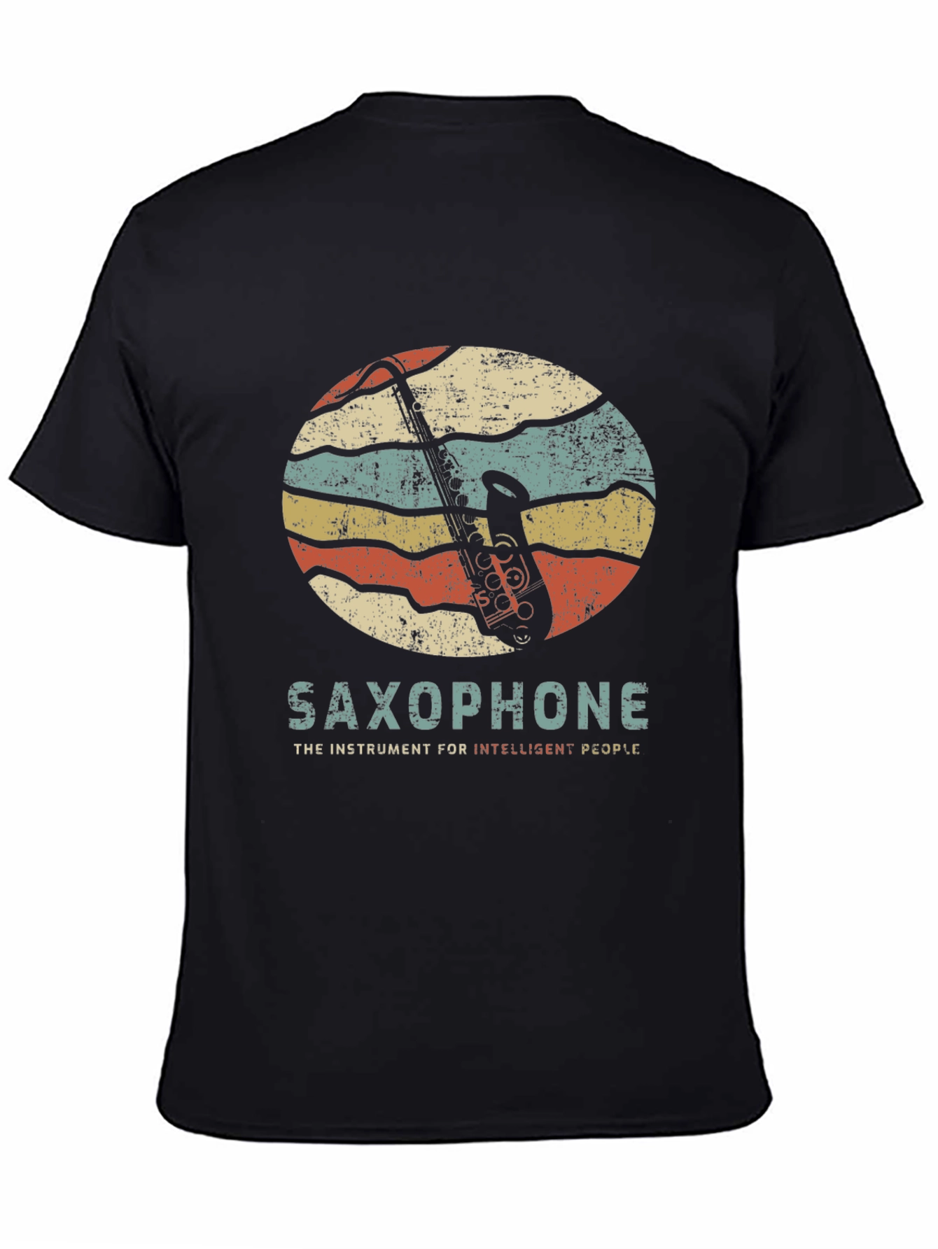 Saxophone Retro Graphic T-Shirt