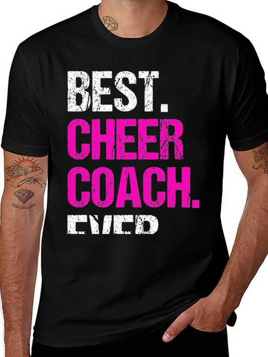 Best Cheer Coach Ever Graphic T-Shirt