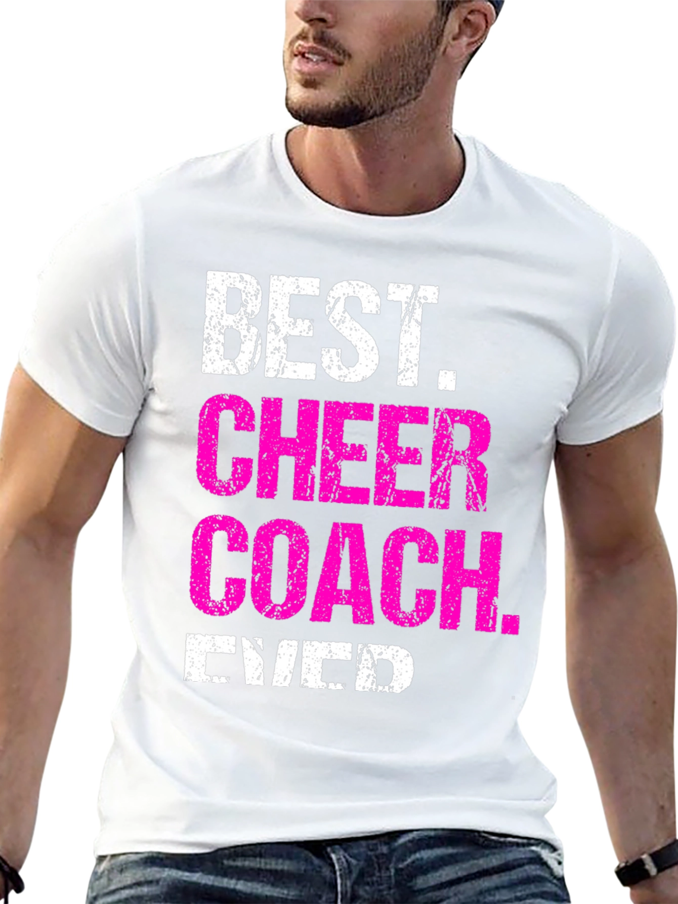 Best Cheer Coach Ever Graphic T-Shirt