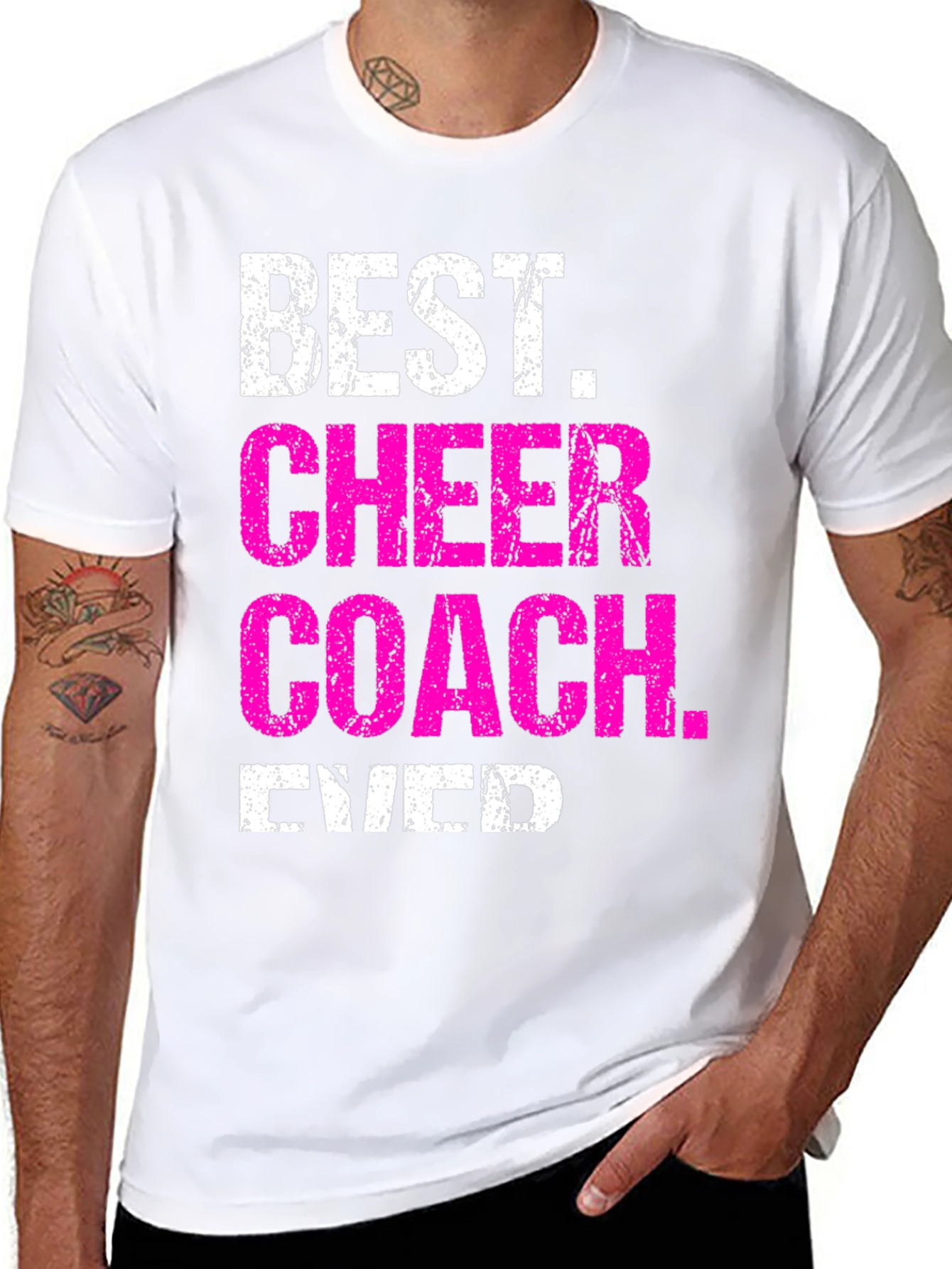 Best Cheer Coach Ever Graphic T-Shirt
