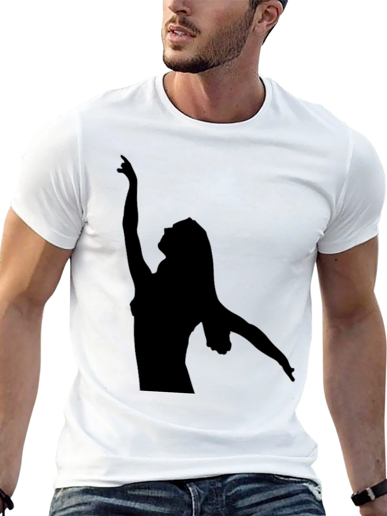 Silhouette Dancer Graphic Tee - Soft Cotton