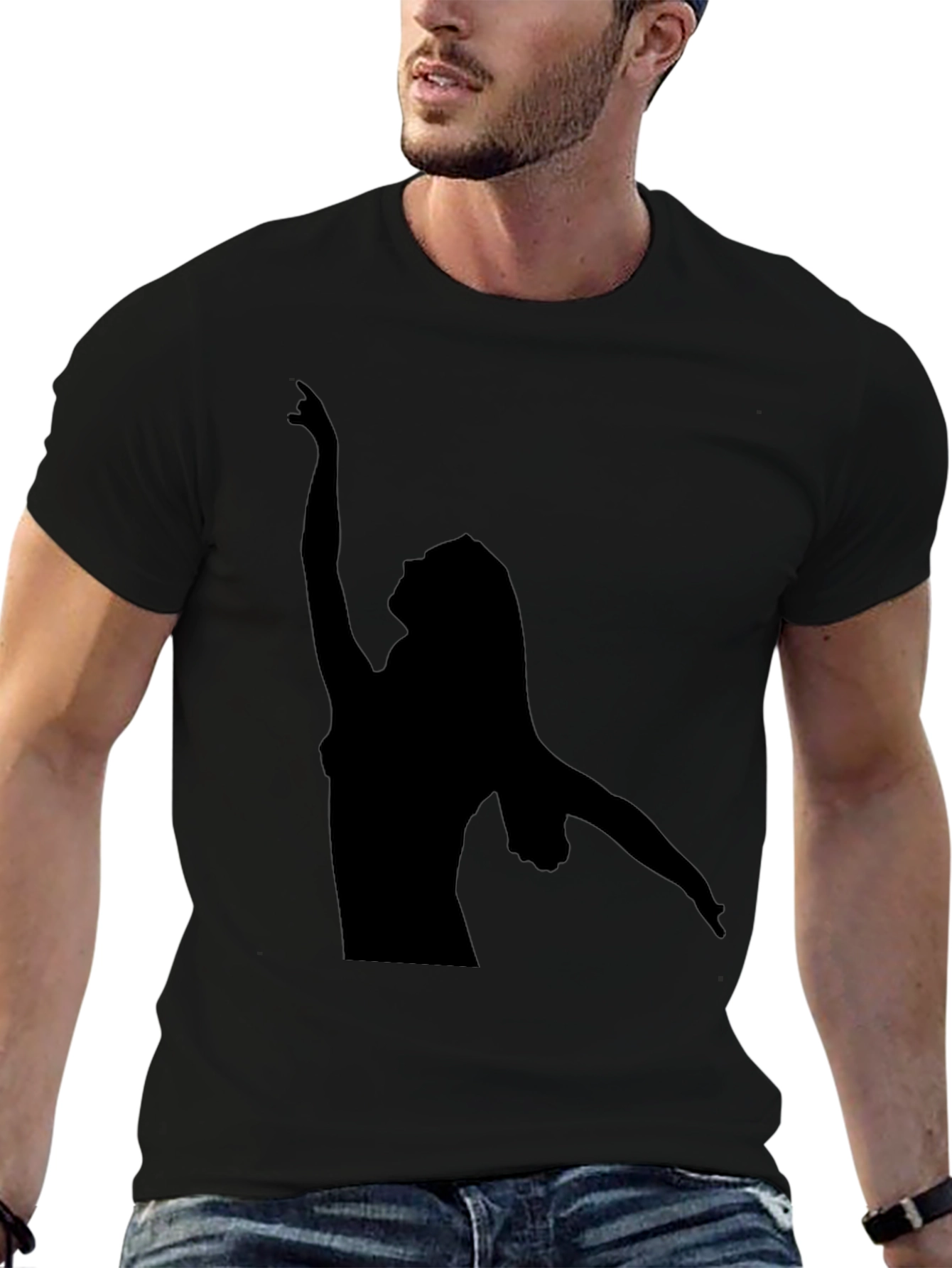 Silhouette Dancer Graphic Tee - Soft Cotton