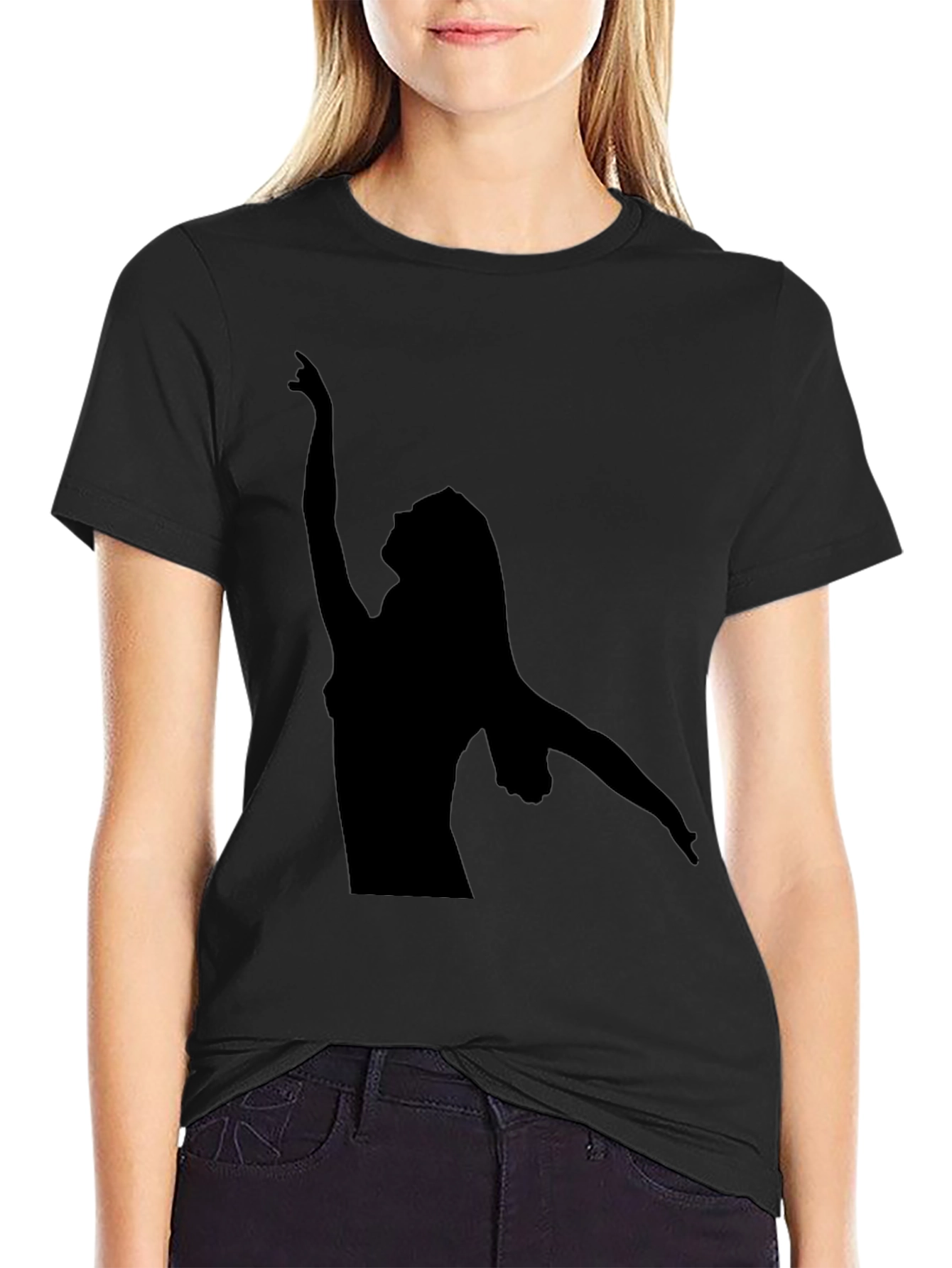 Silhouette Dancer Graphic Tee - Soft Cotton