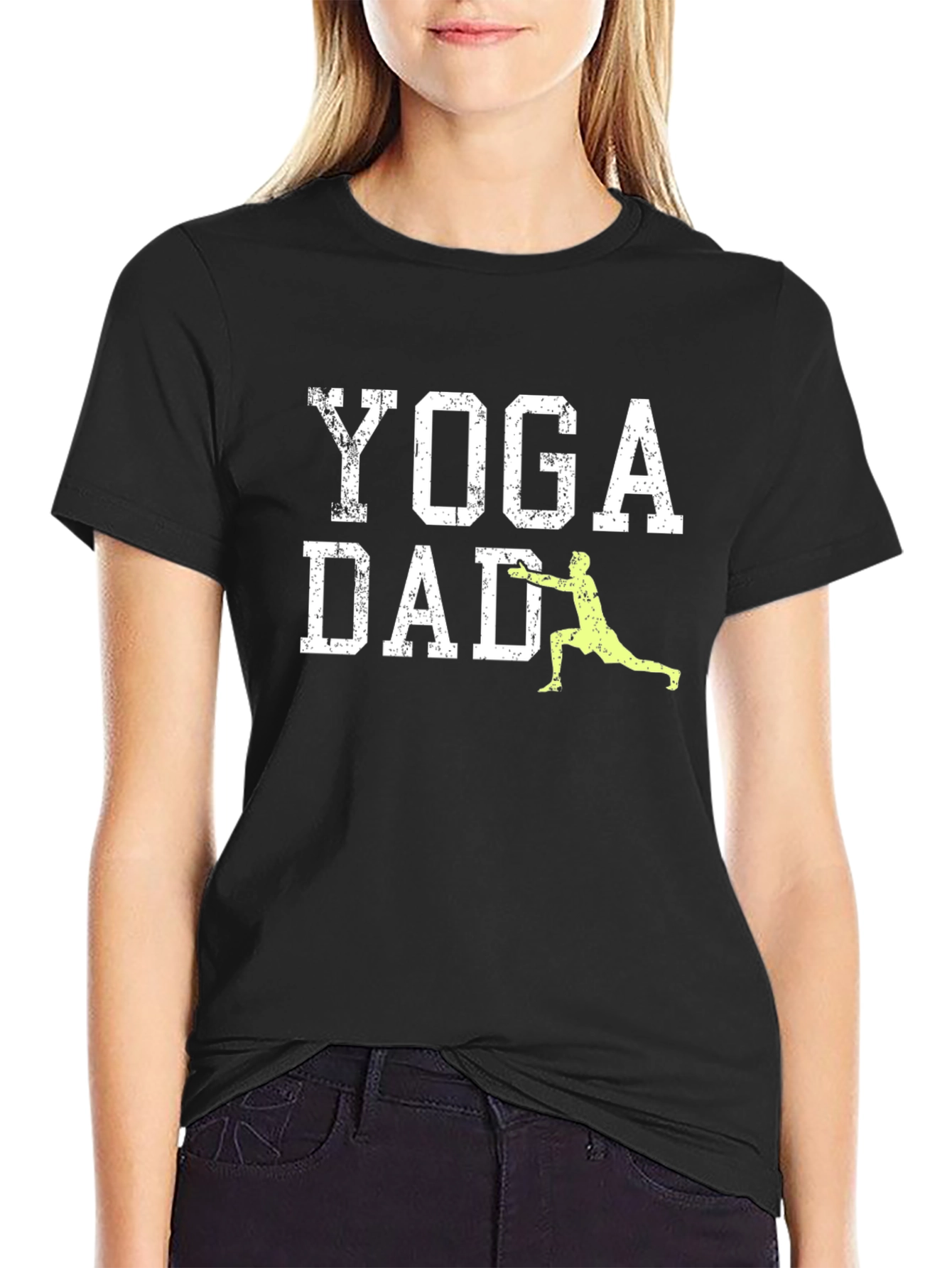 Yoga Dad Graphic Tee - Cool Fitness Shirt