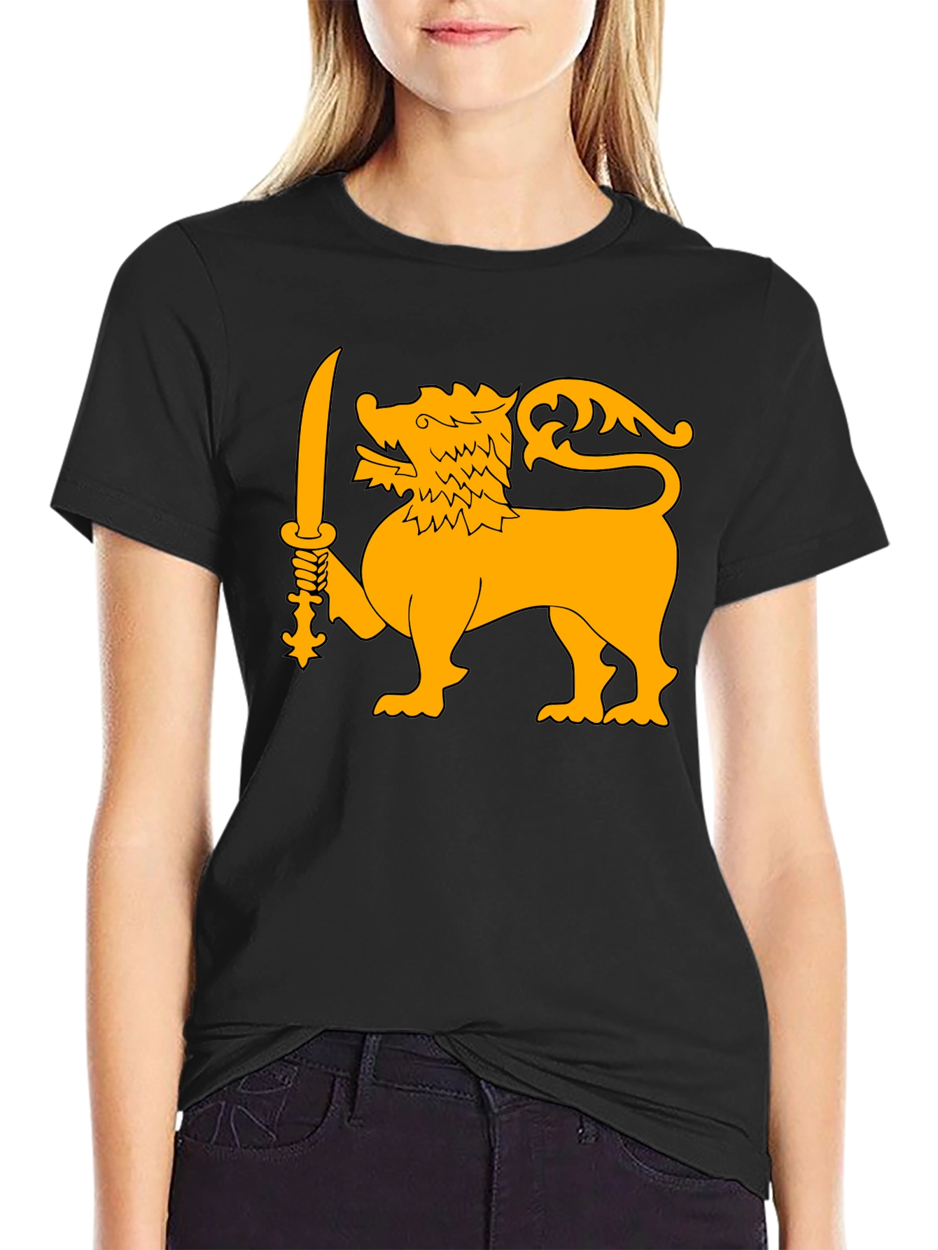 Sri Lanka Lion Flag T-Shirt - Bold Graphic Tee