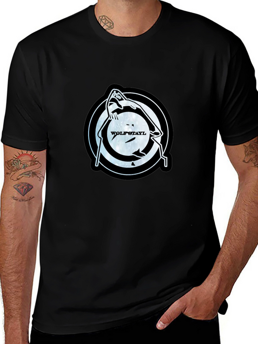 Wolfstayl Graphic Tee - Black Cotton Blend