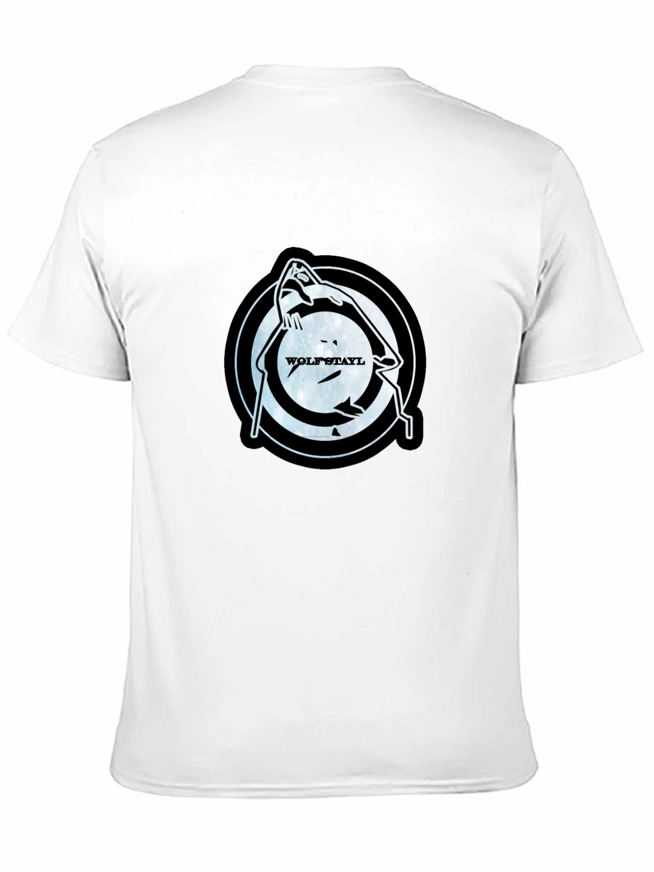 Wolfstayl Graphic Tee - Black Cotton Blend
