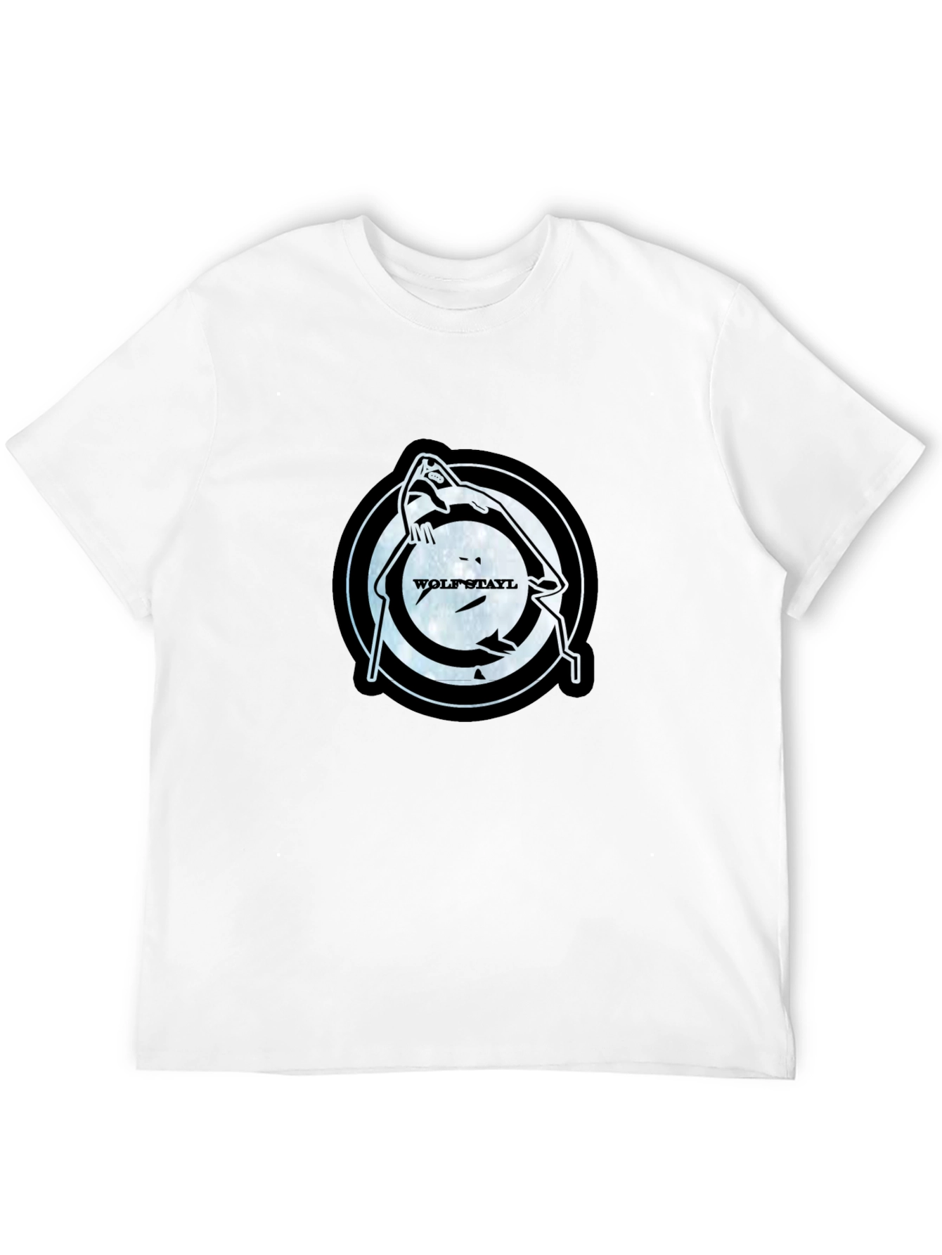 Wolfstayl Graphic Tee - Black Cotton Blend