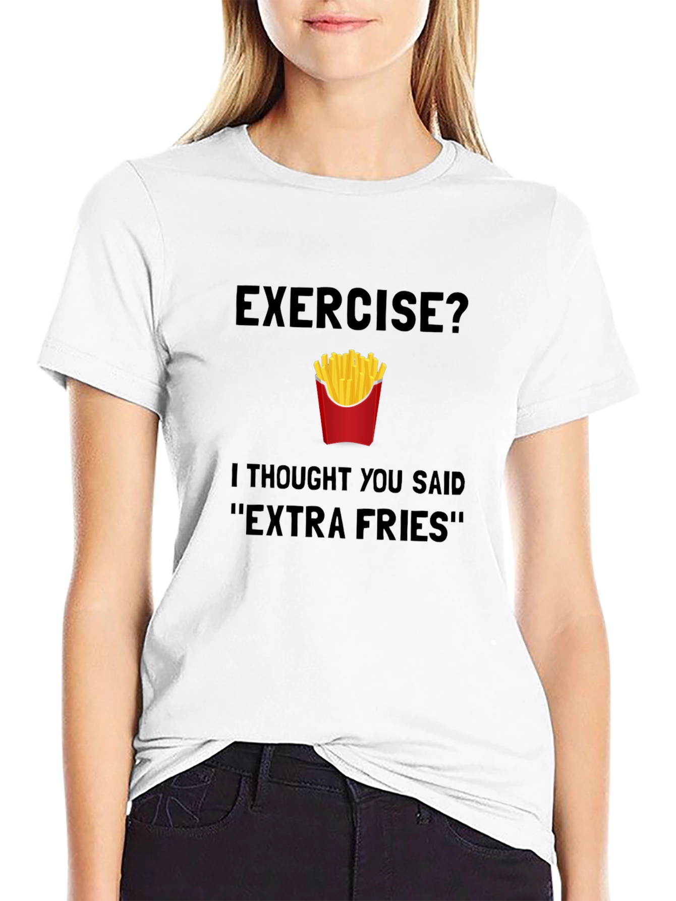 Funny Extra Fries T-Shirt