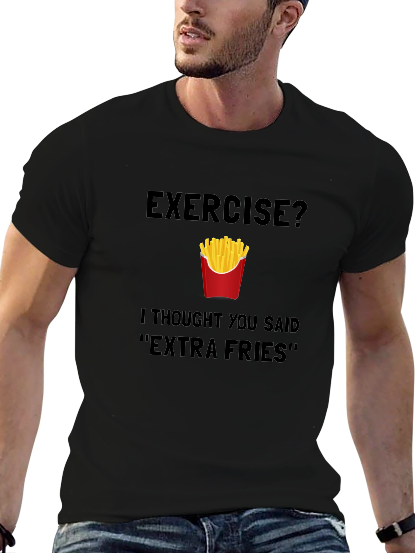 Funny Extra Fries T-Shirt