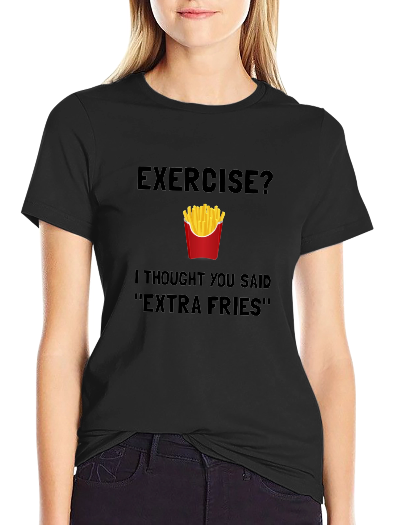 Funny Extra Fries T-Shirt