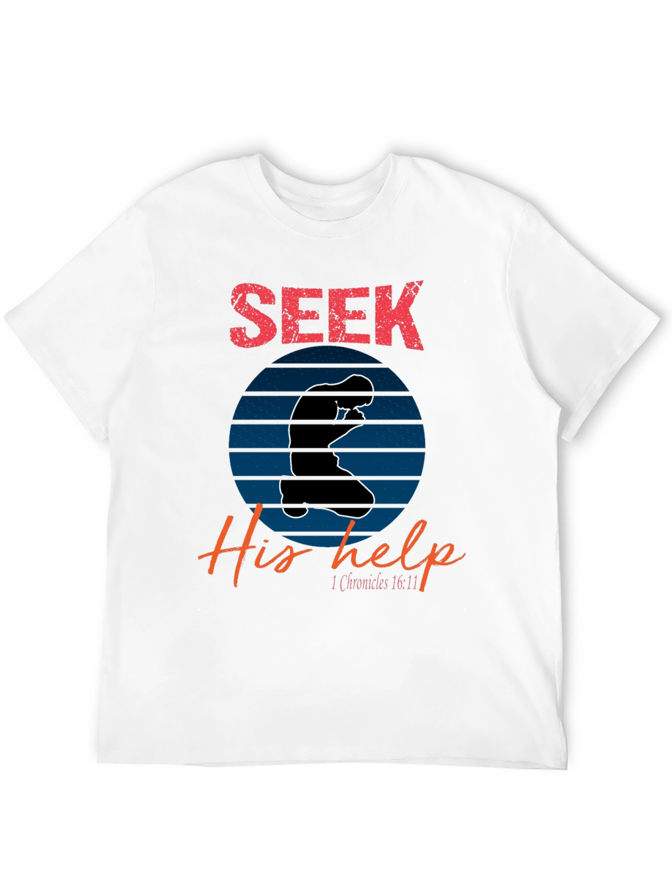 Seek His Help Christian T-Shirt