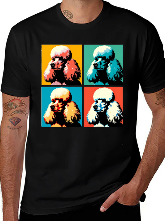 Pop Art Poodle T-Shirt - Stylish Graphic Tee