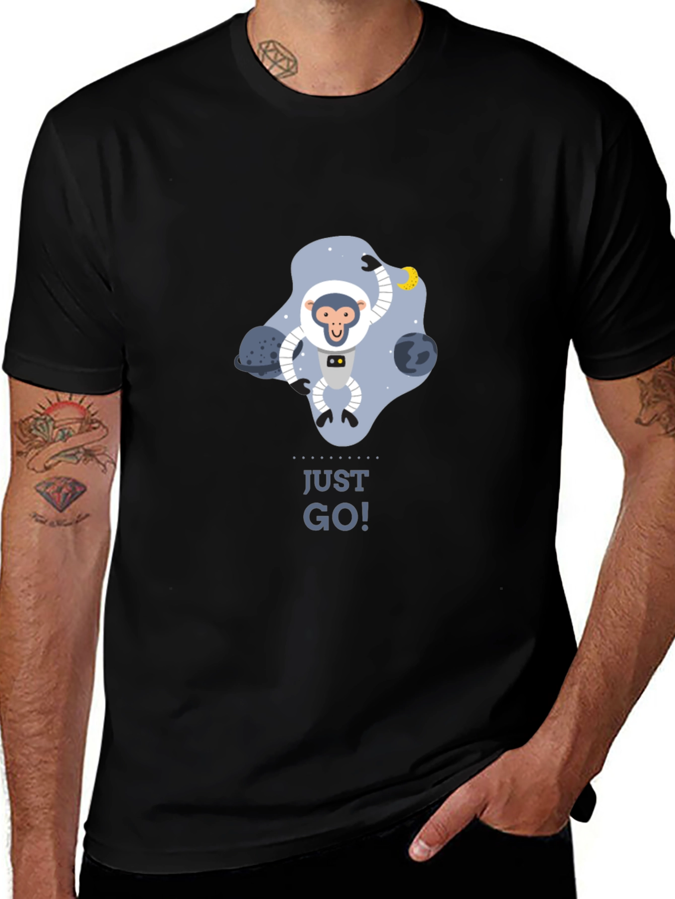Space Monkey Graphic Tee
