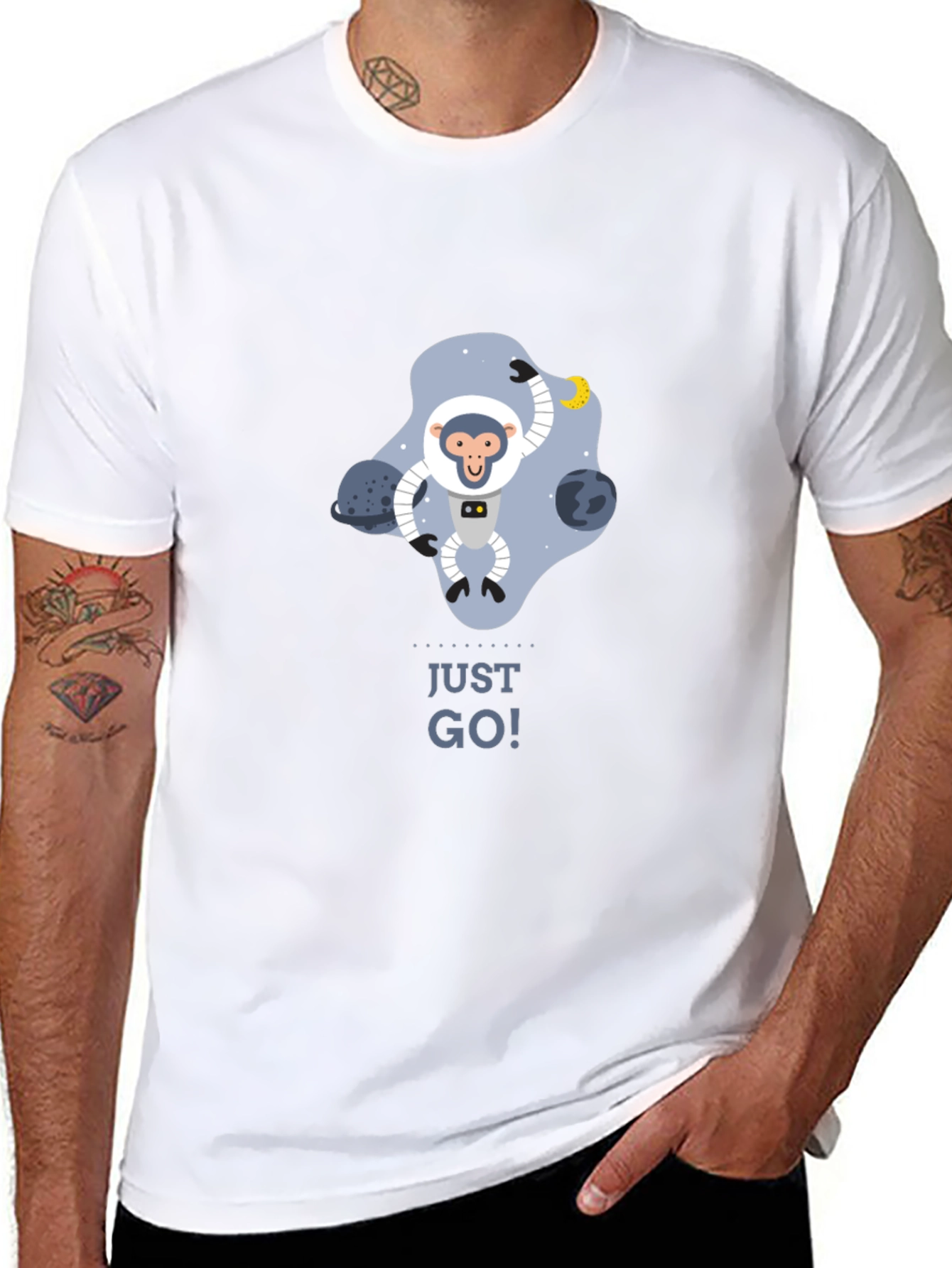 Space Monkey Graphic Tee
