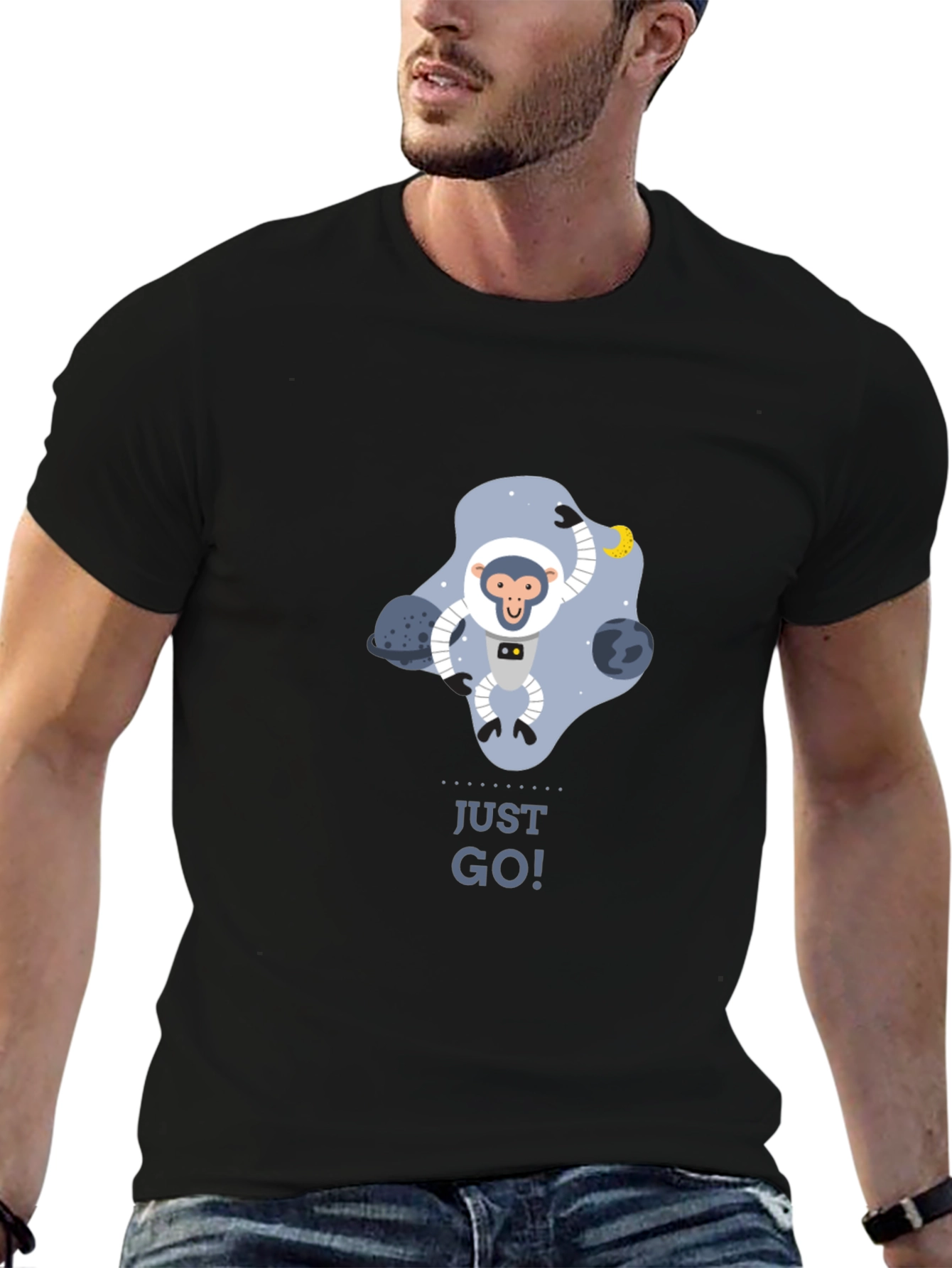 Space Monkey Graphic Tee