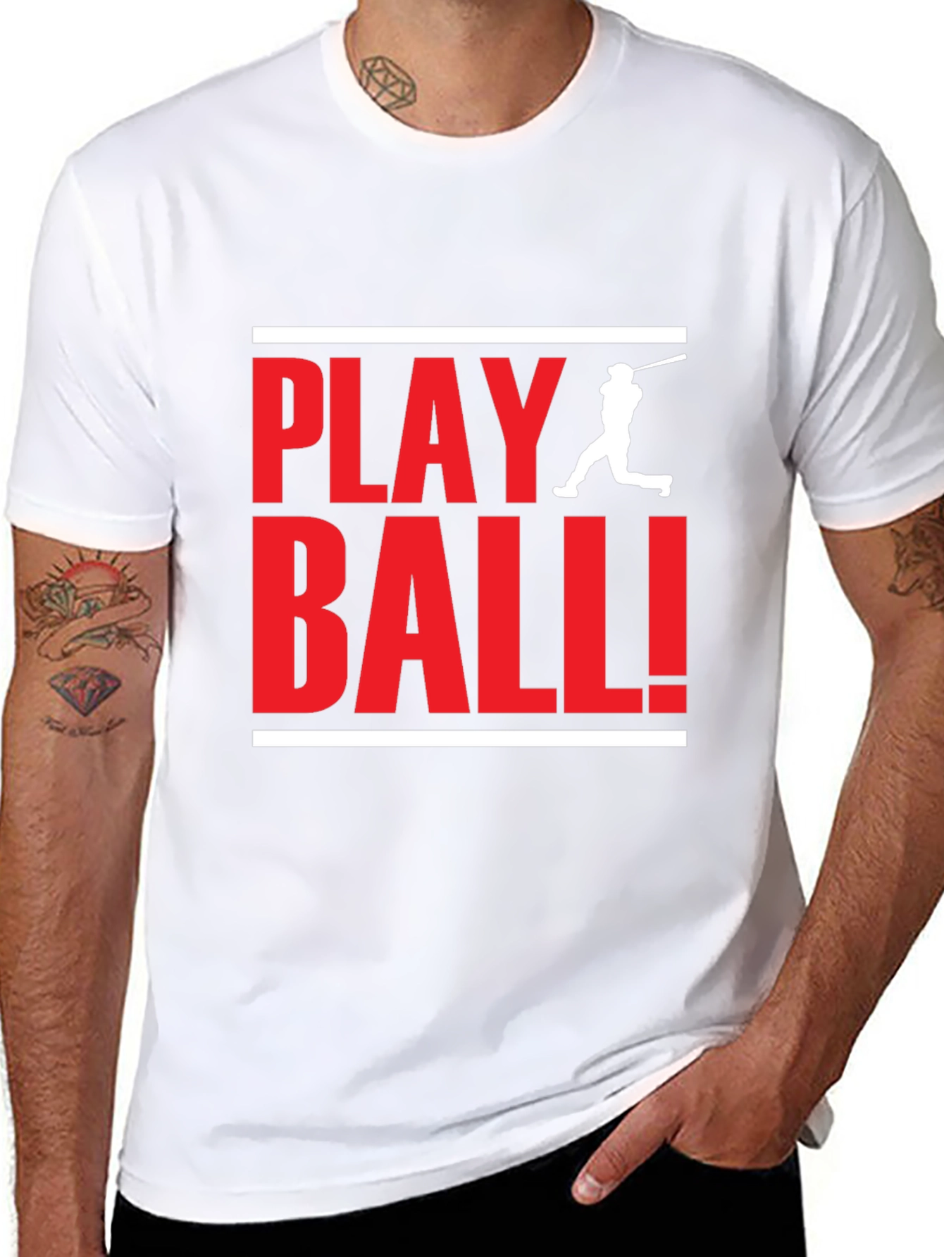 Play Ball! Graphic Tee - Baseball Fan T-Shirt