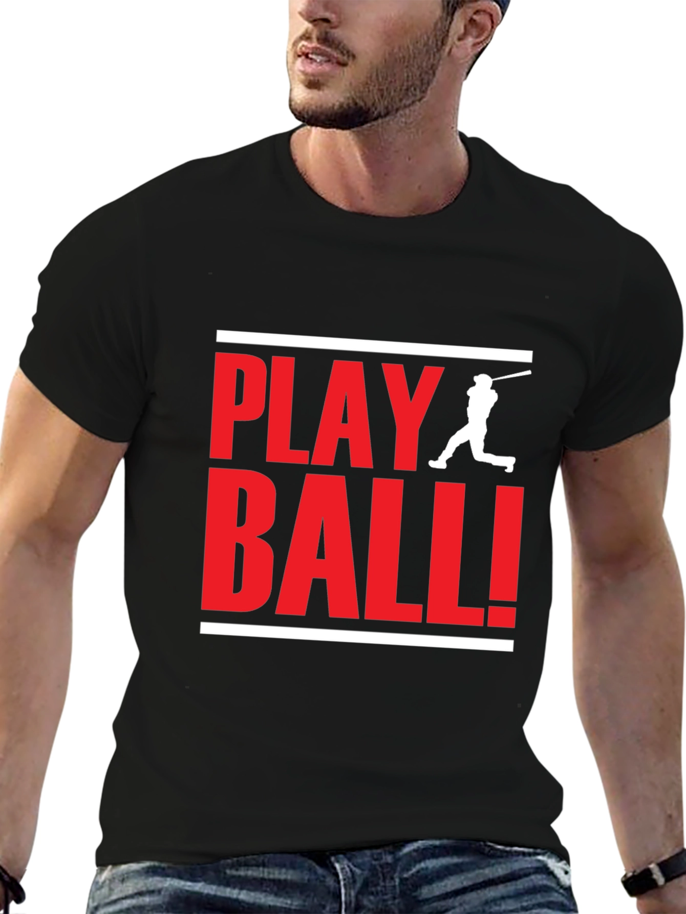 Play Ball! Graphic Tee - Baseball Fan T-Shirt