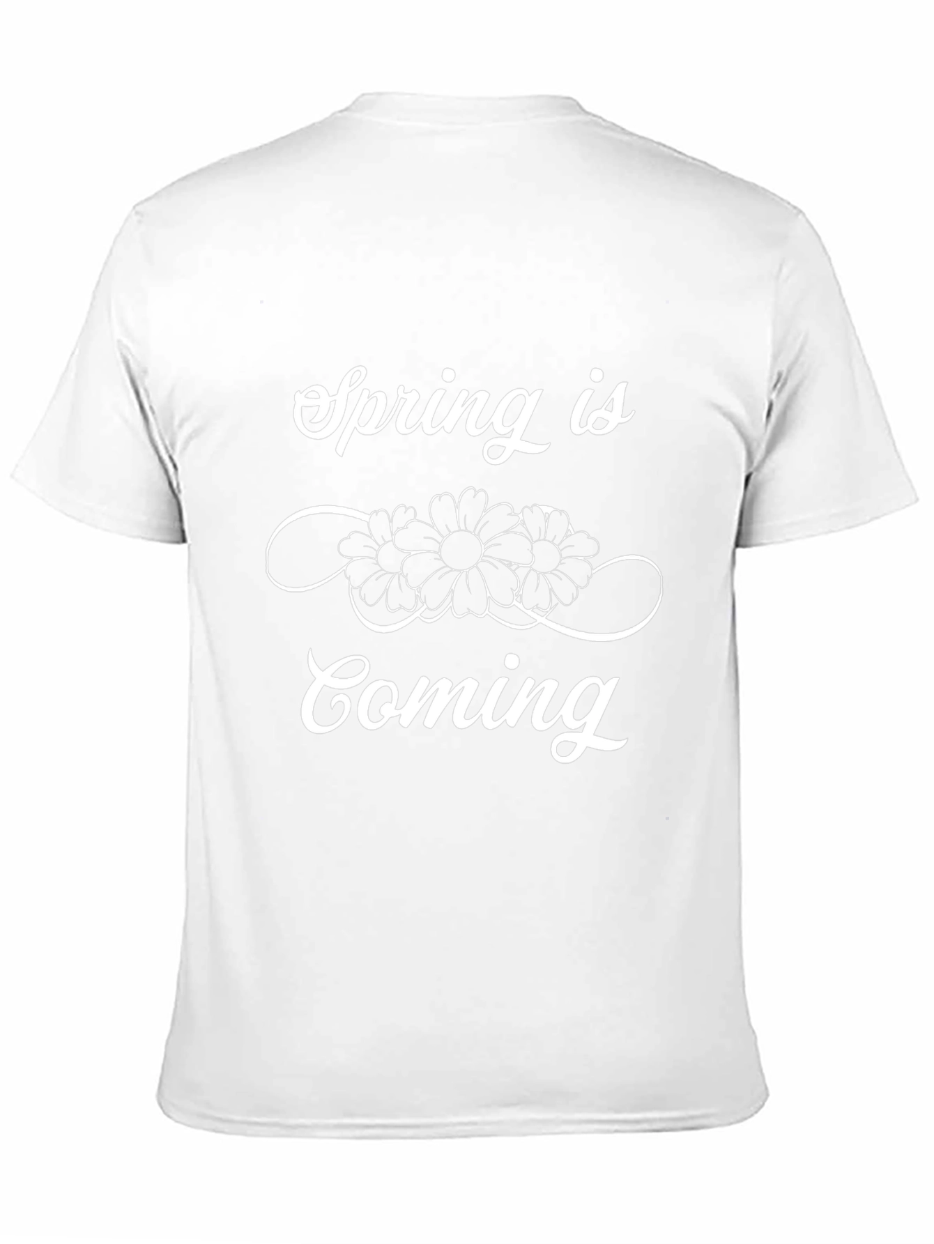 Spring is Coming Graphic Tee - Black