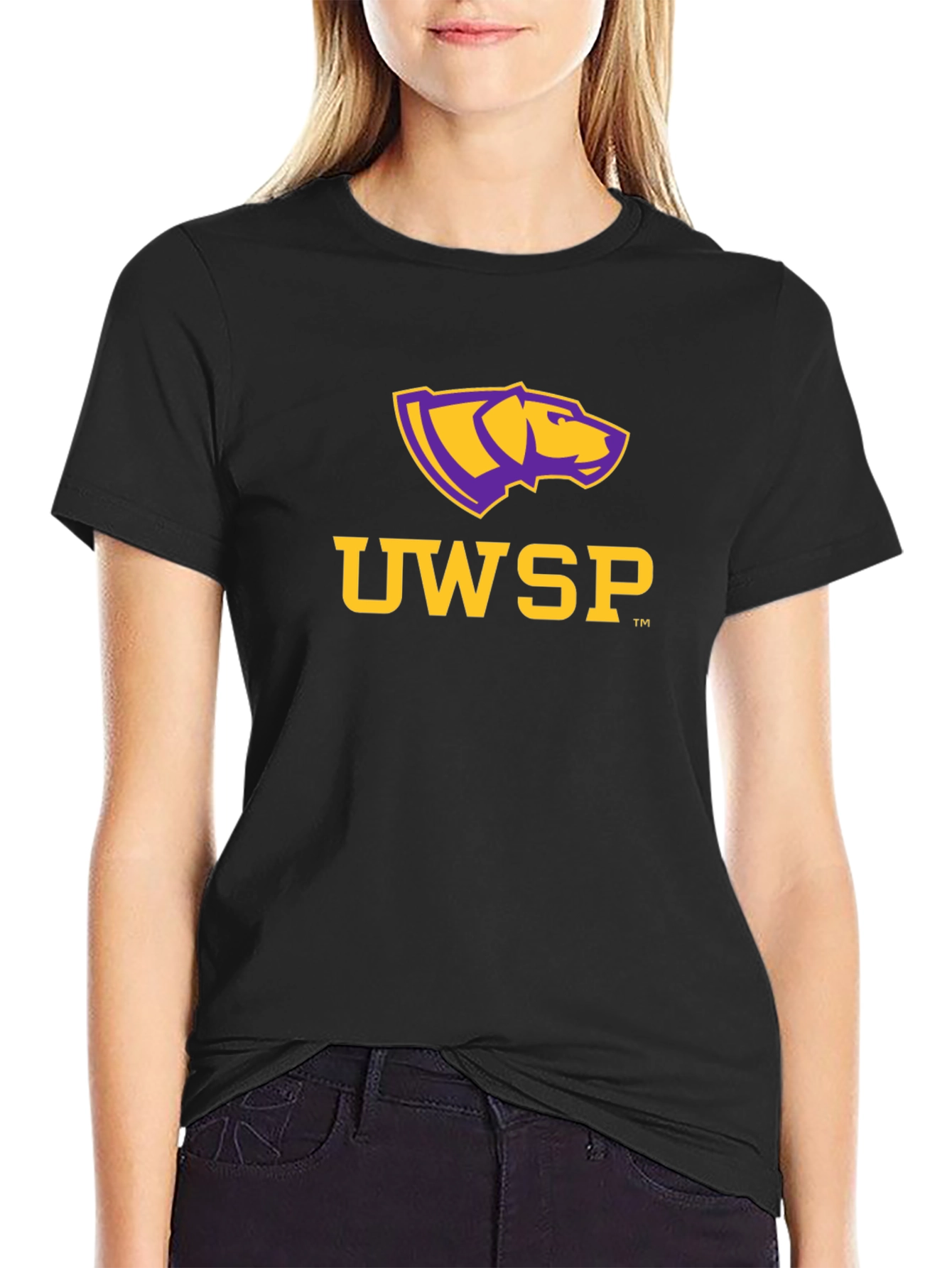 UWSP Pointer T-Shirt Black