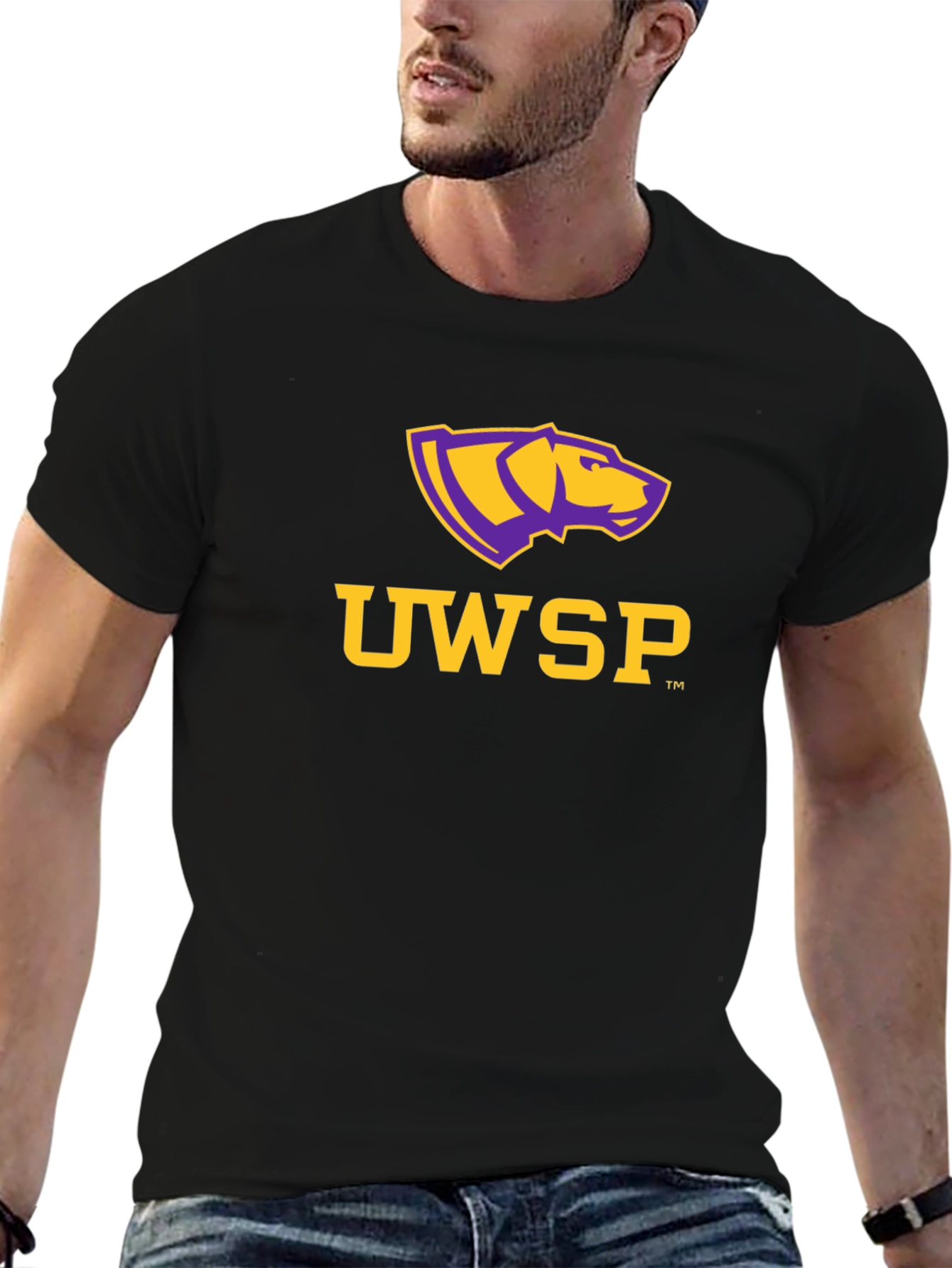 UWSP Pointer T-Shirt Black