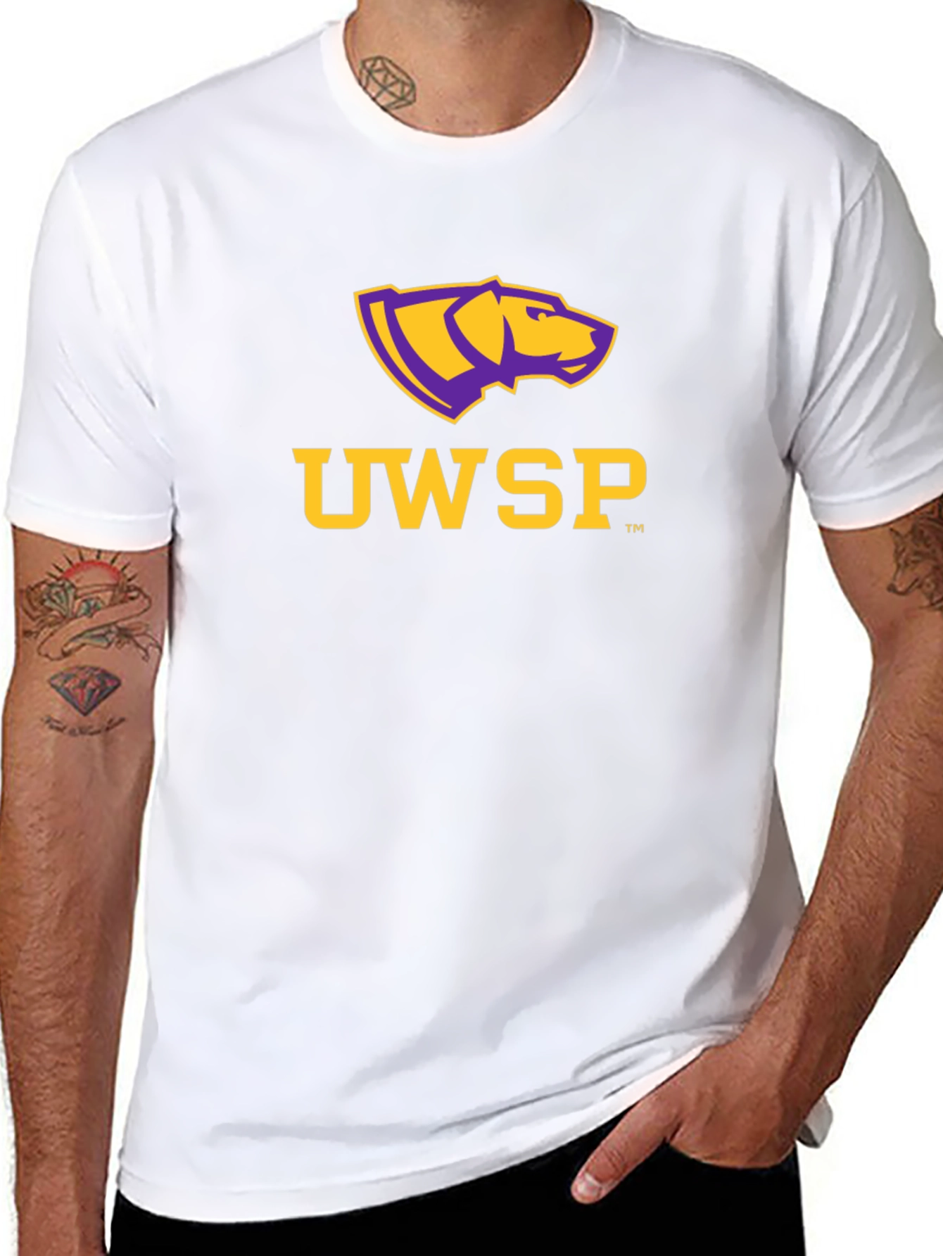 UWSP Pointer T-Shirt Black