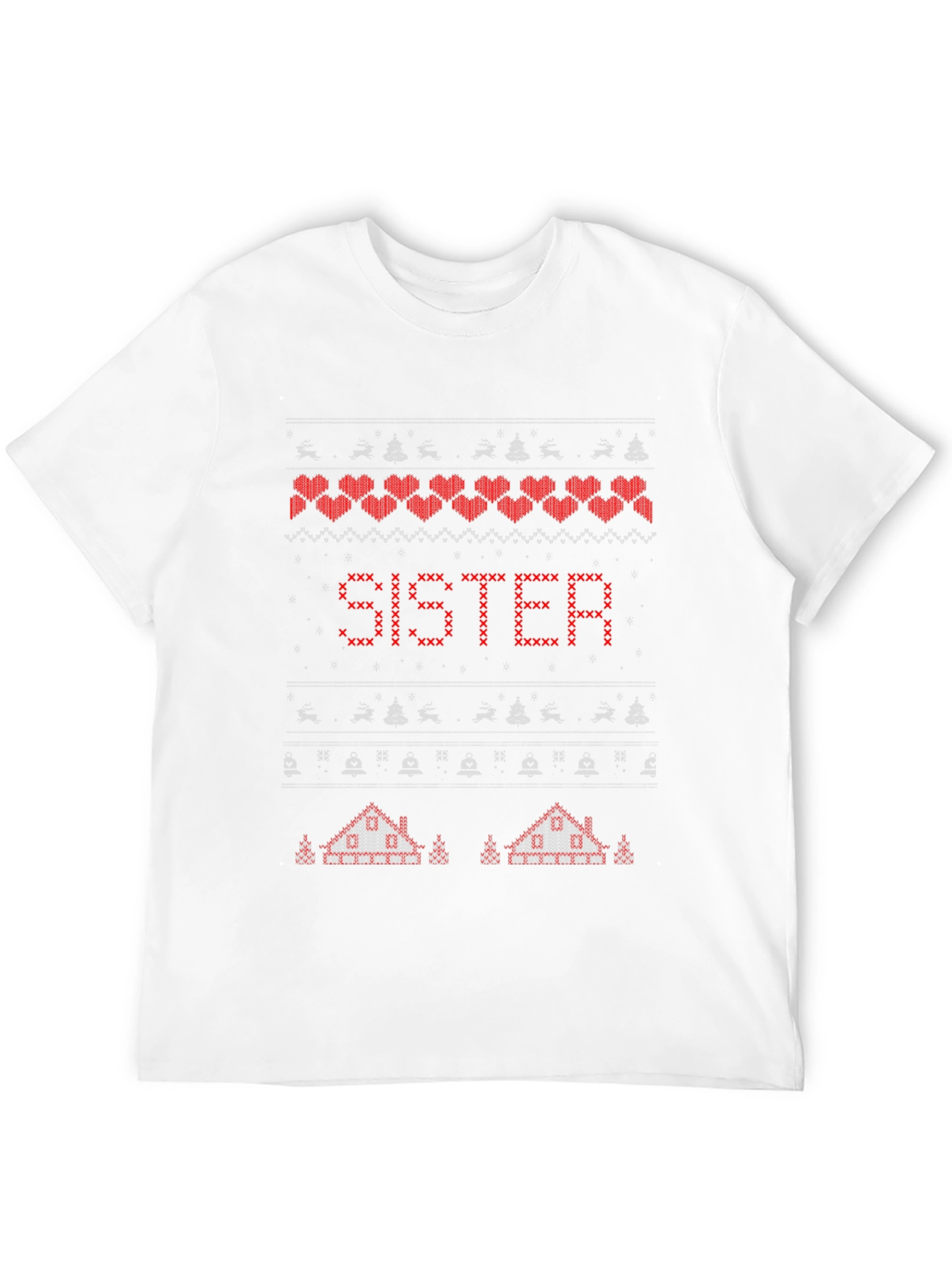 Sister Christmas Ugly Sweater T-Shirt